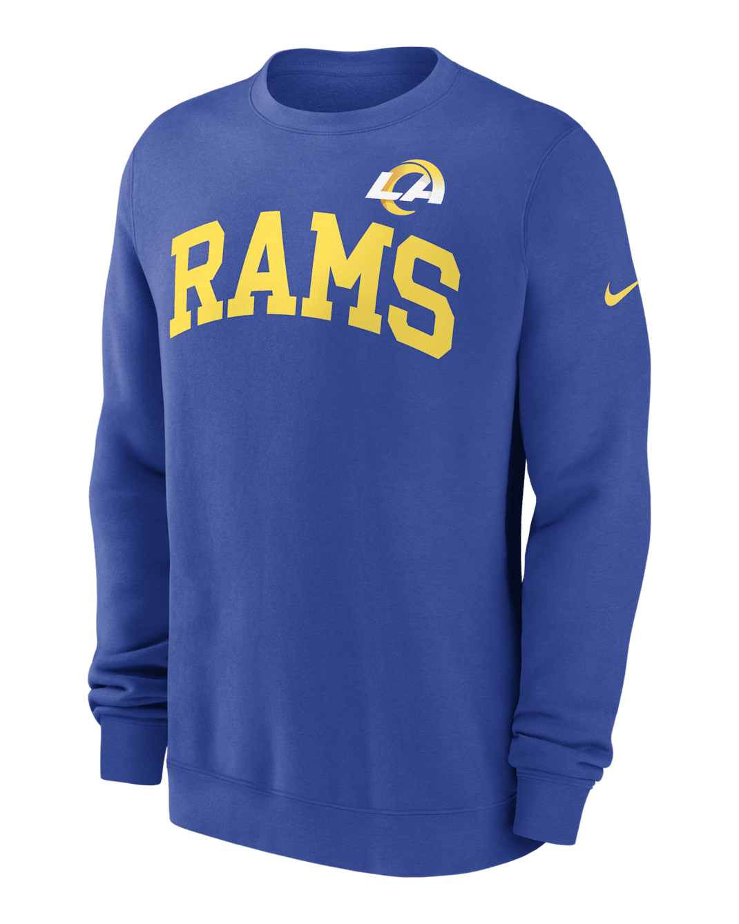 Los Angeles Rams Club Men's Nike NFL Pullover Crew - Royal