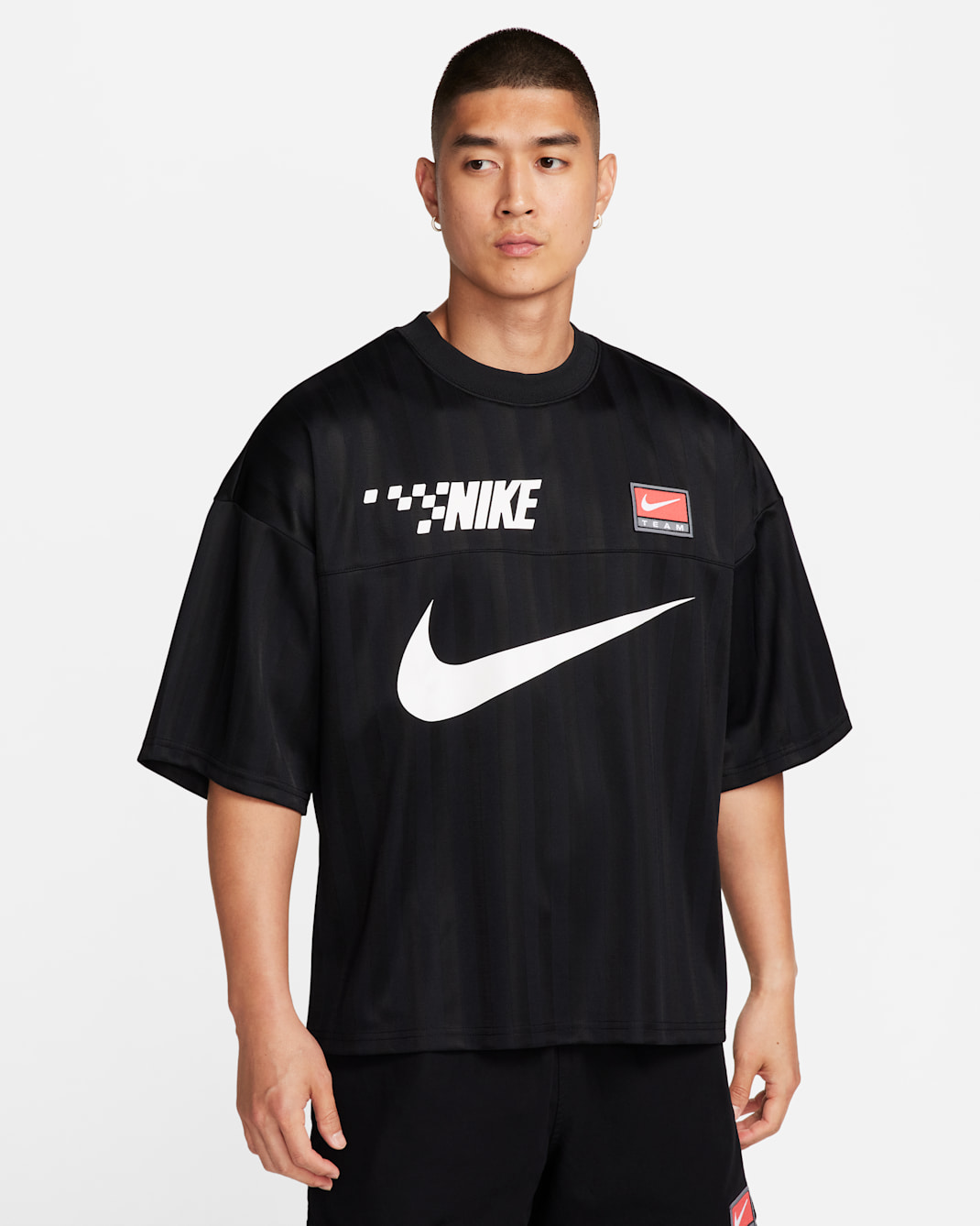 Nike Sportswear Trend Men's Short-Sleeve Top - Black/White