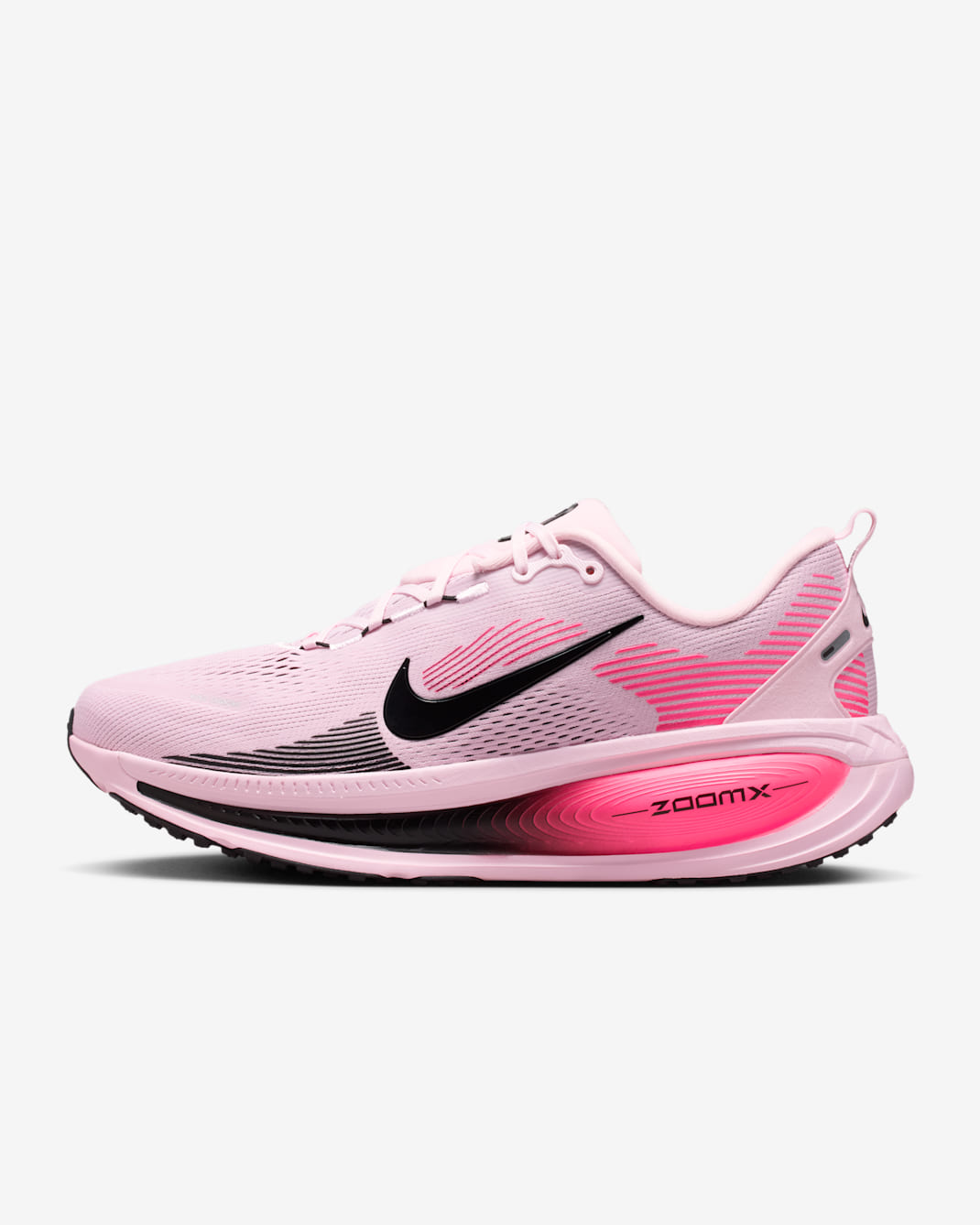 Nike Vomero 18 Straßenlaufschuh (Herren) - Pink Foam/Hyper Pink/Schwarz