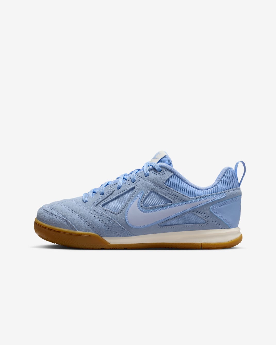 Sapatilhas Nike Gato Júnior - Aluminum/Castanho Gum claro/Ivory/Roxo Palest