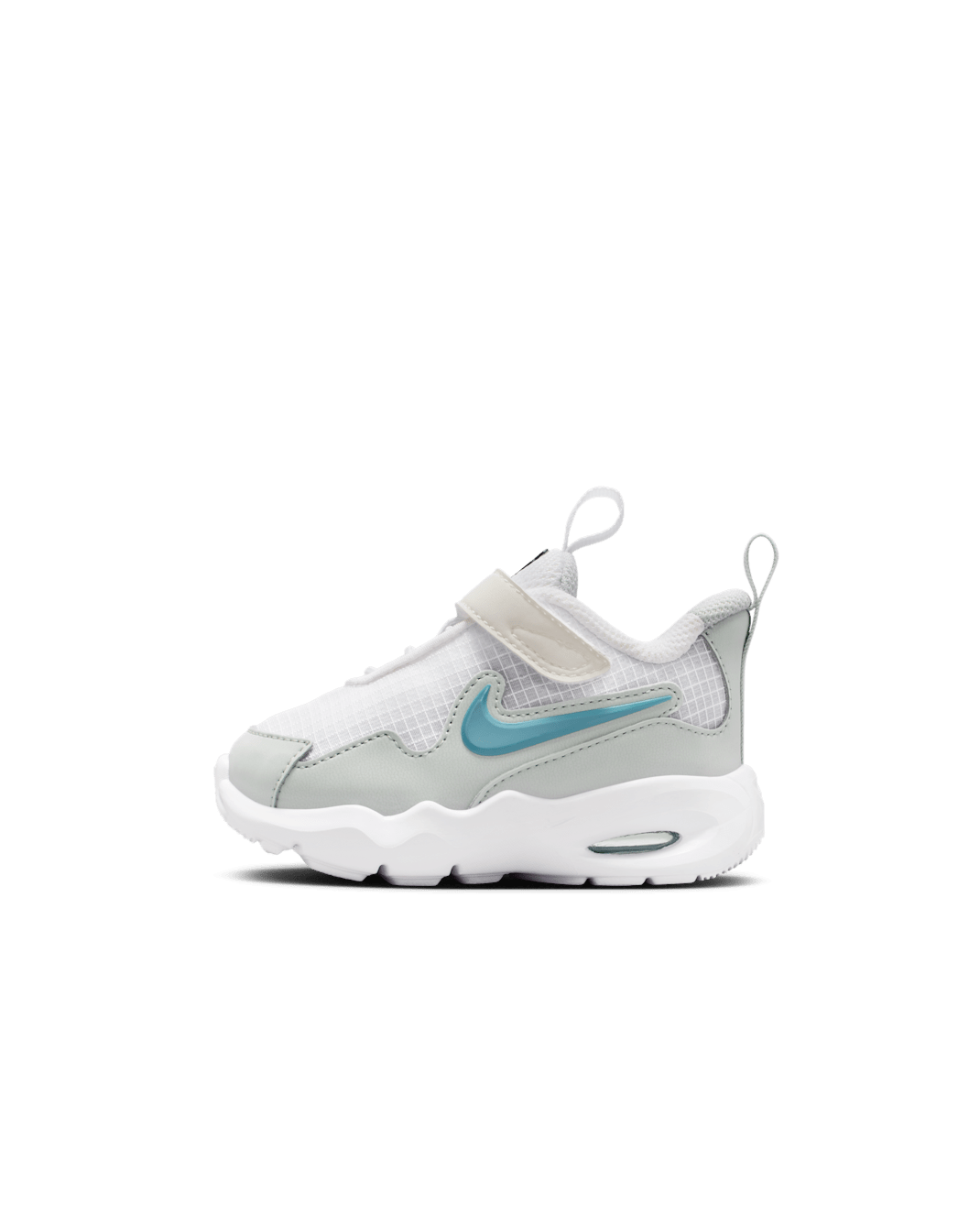 Nike Air Max Nova Baby/Toddler Shoes - White/Light Silver/Mint Foam/Denim Turquoise