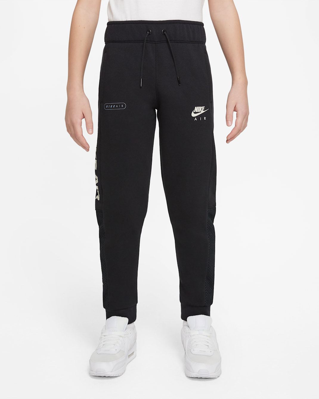 Nike Air Big Kids' (Boys') Pants - Black/Black/Light Bone