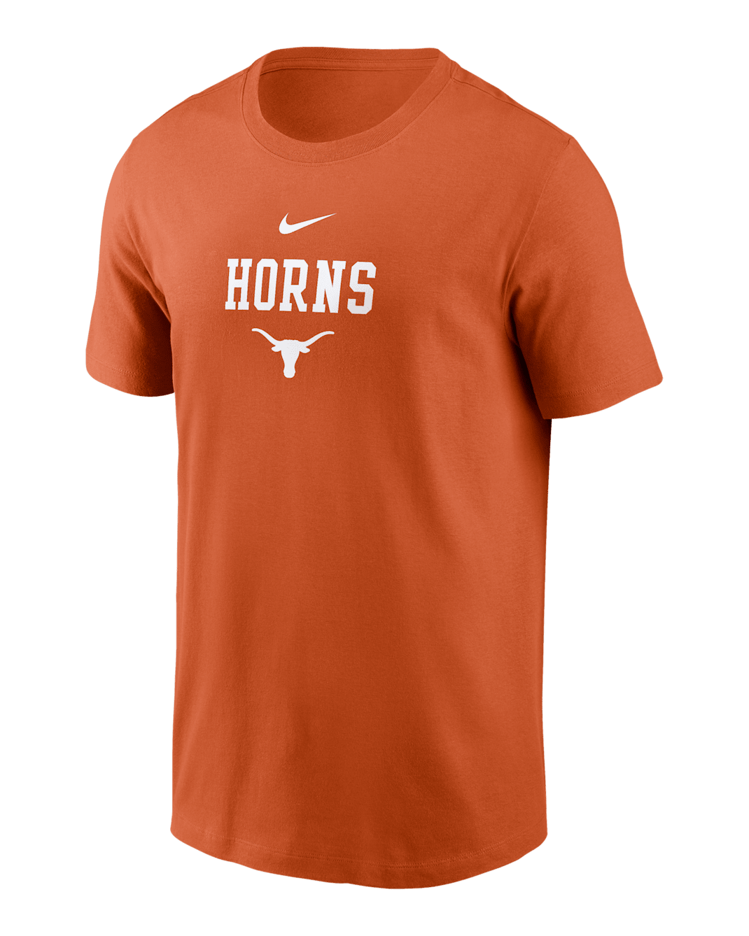 Texas 2-Hit Stacked Men's Nike College T-Shirt - Burnt Orange