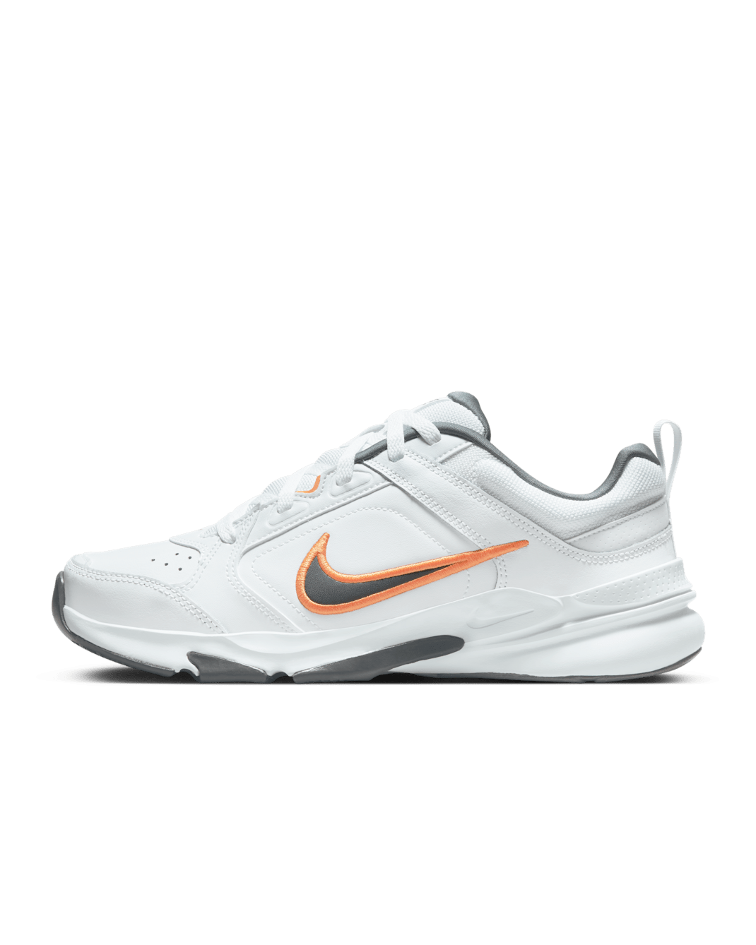 Nike Defy All Day Men's Training Shoe - White/Bright Mandarin/Iron Grey