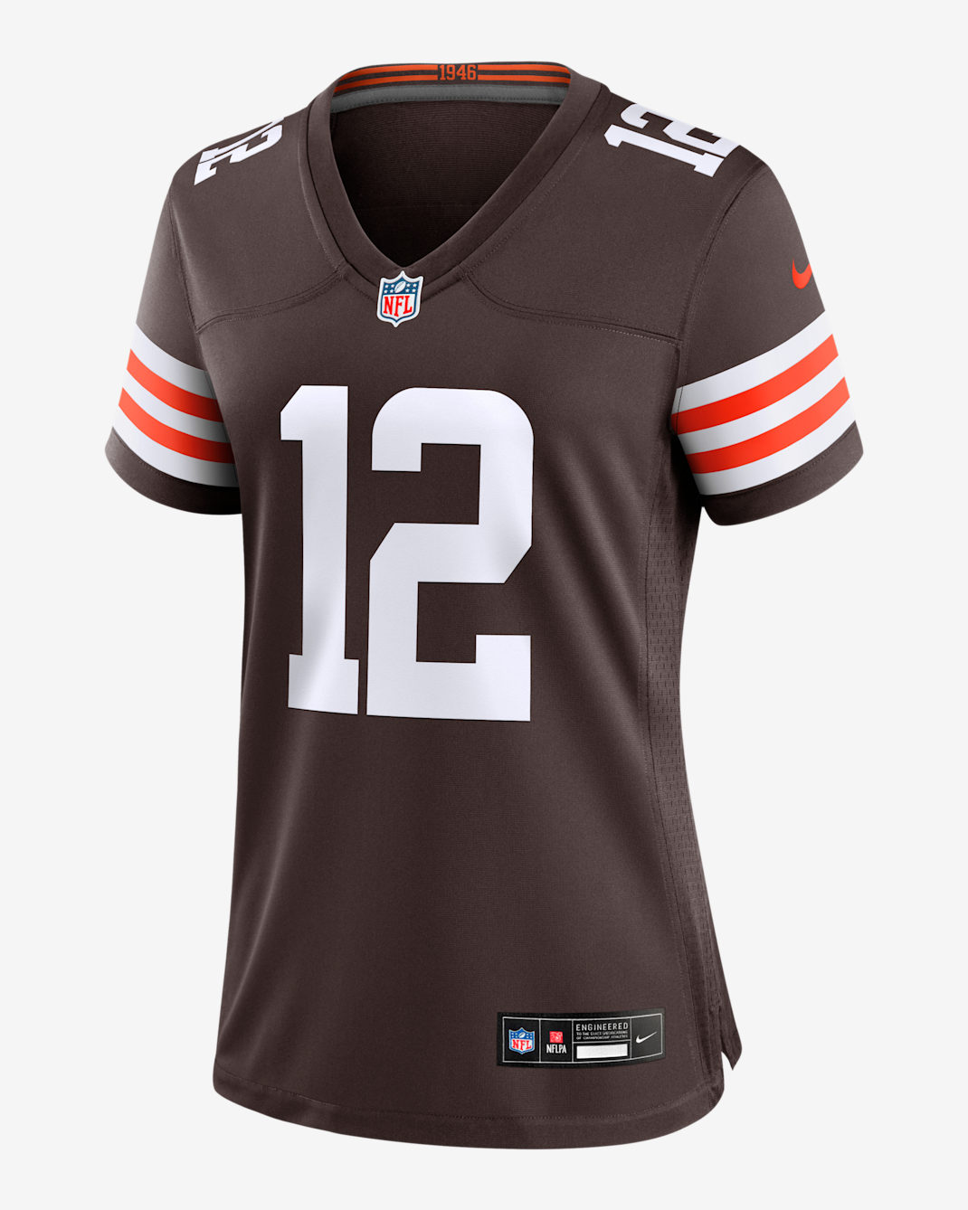 Shedeur Sanders Cleveland Browns 2025 NFL Draft Women’s Nike NFL Game Jersey - Brown