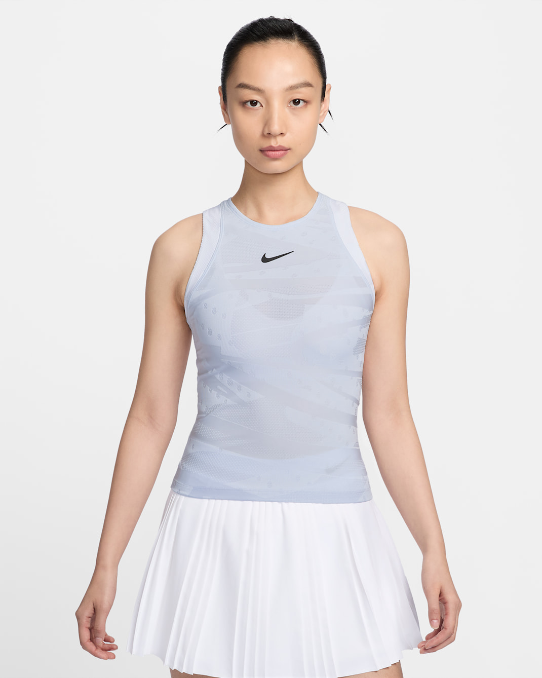 NikeCourt Slam Women's Tank Top - Football Grey/White/Medium Ash