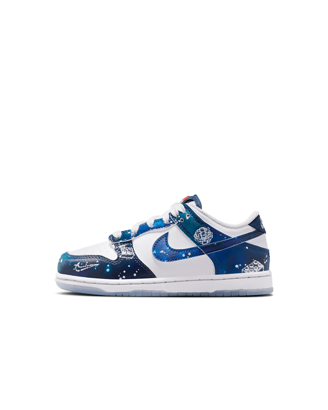 Nike Dunk 低筒鞋 x 樂高® 系列小童鞋款 - 白色/Brave Blue/Metallic Platinum/多種顏色