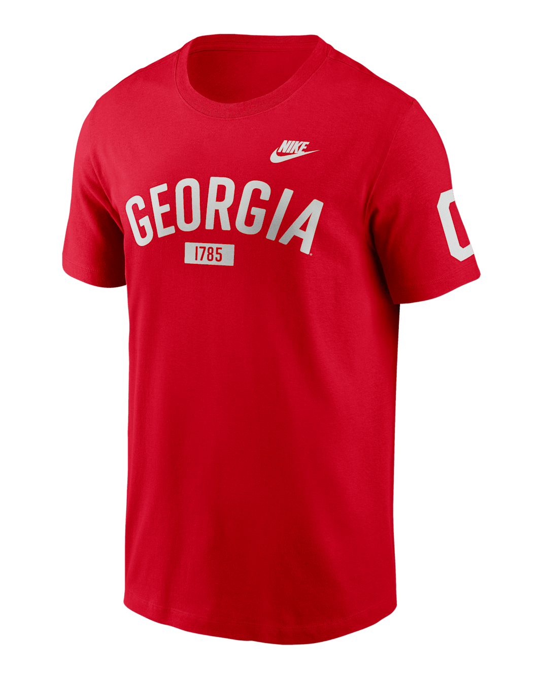 Georgia Legacy Arch 2-Hit Men's Nike College T-Shirt - University Red