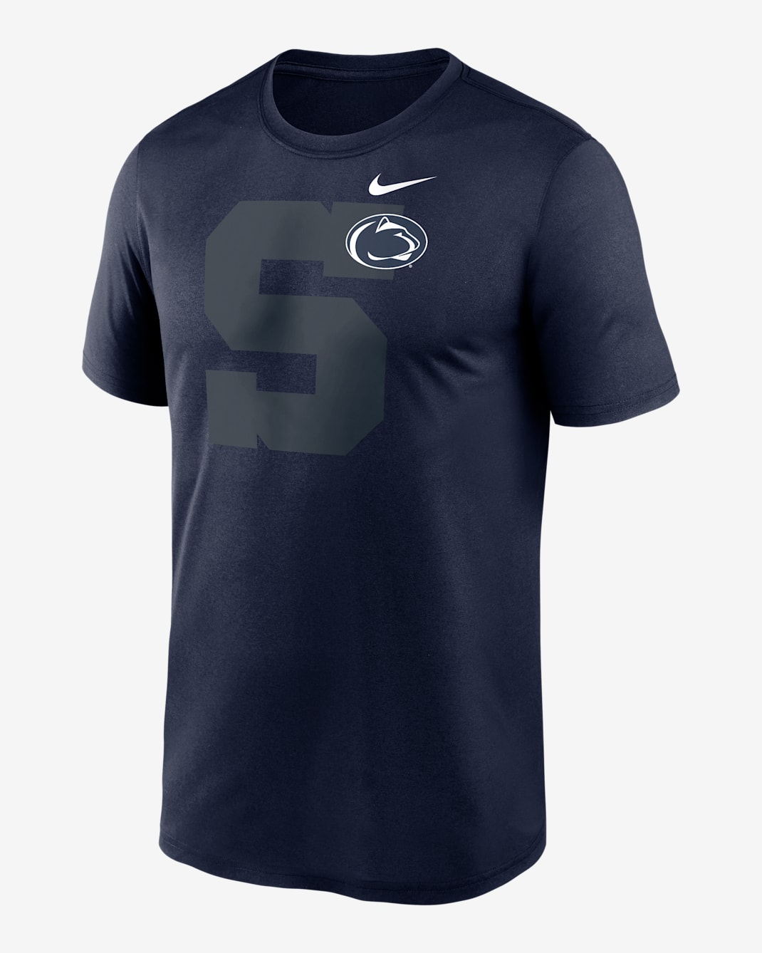 Penn State Campus Legend Shadow Logo Men's Nike Dri-FIT College T-Shirt - Navy