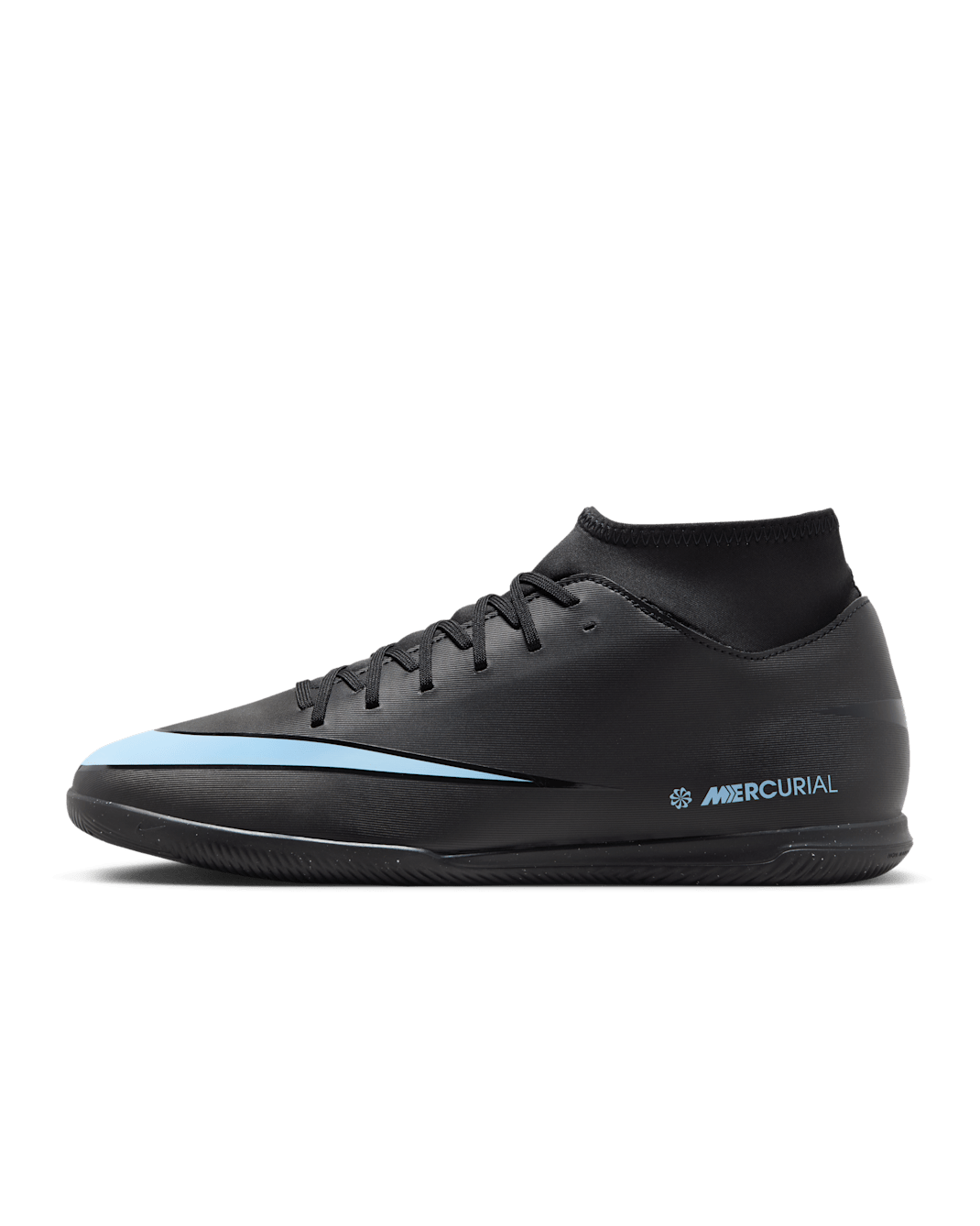 Kotníkové kopačky Nike Mercurial Superfly 10 Club IC - Černá/Ice Blue