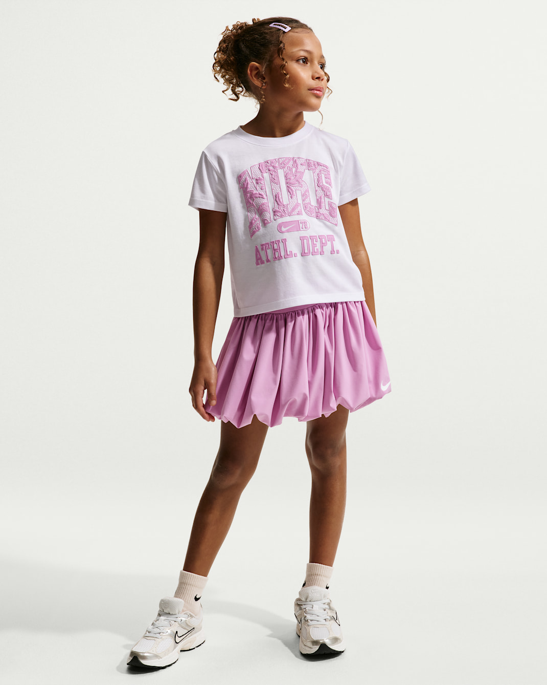 Nike Lace It Up Little Kids' Dri-FIT 2-Piece Scooter Set - Light Magenta