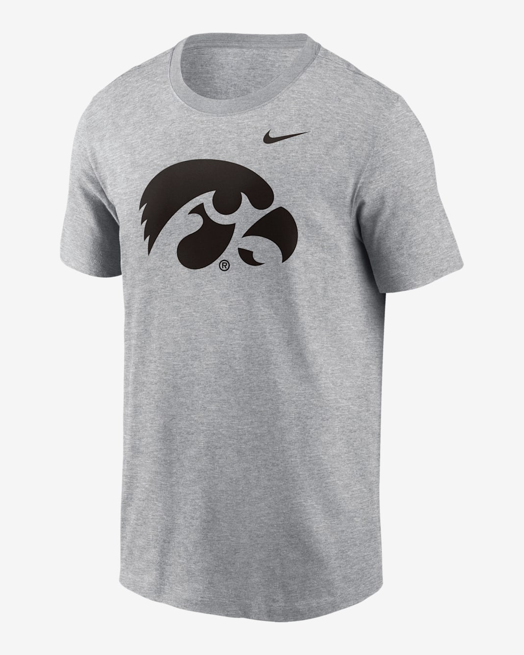 Iowa Hawkeyes Primetime Logo Men's Nike College T-Shirt - Dark Grey Heather