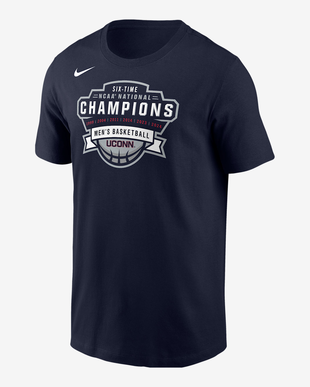 UConn Men's Nike College T-Shirt - Navy