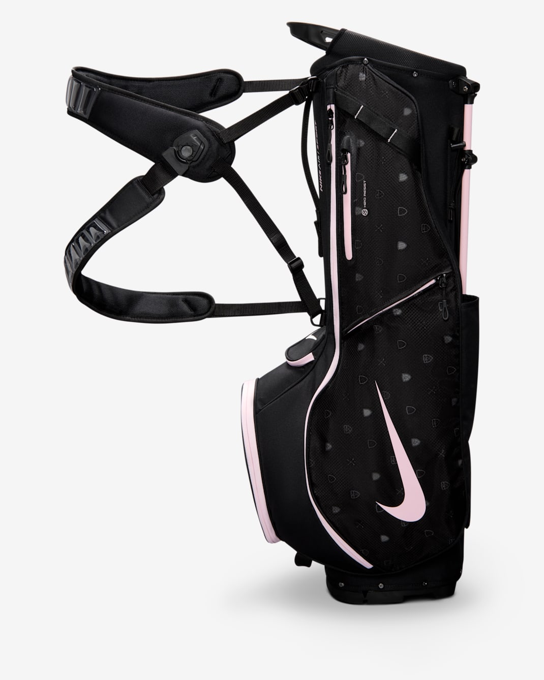 Nike Air Sport 2 Golf Bag - Black/Sail/Pink Foam