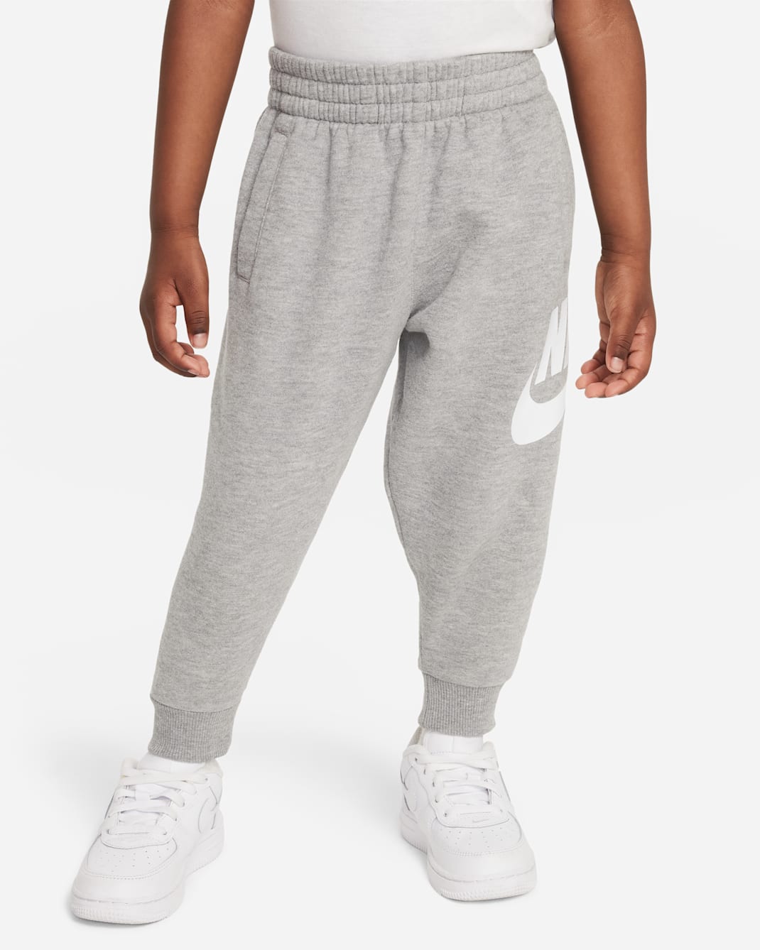 Joggers infantil Nike Sportswear Club Fleece - Gris oscuro jaspeado
