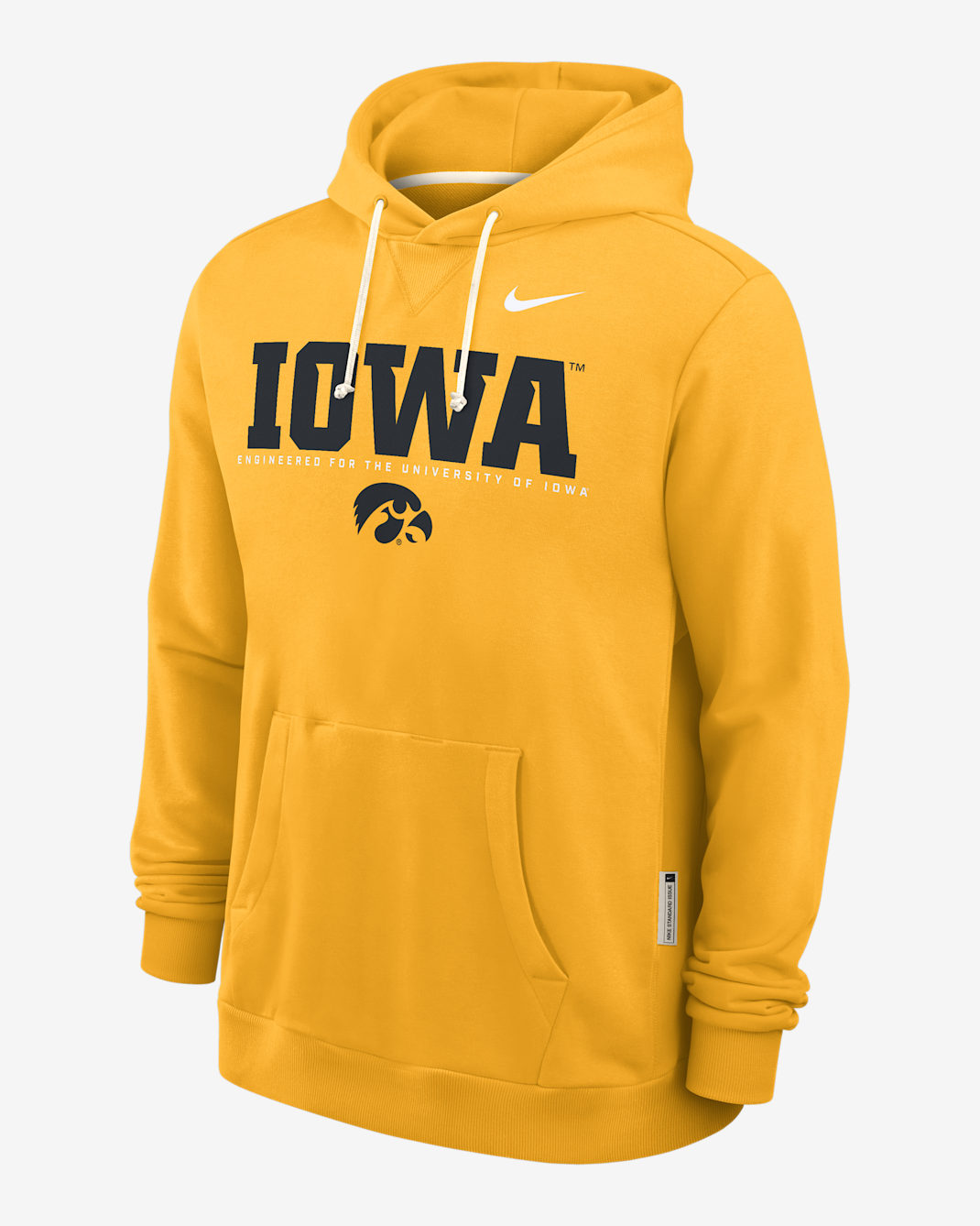 Iowa Sideline Men's Nike Dri-FIT College Pullover Hoodie - Gold