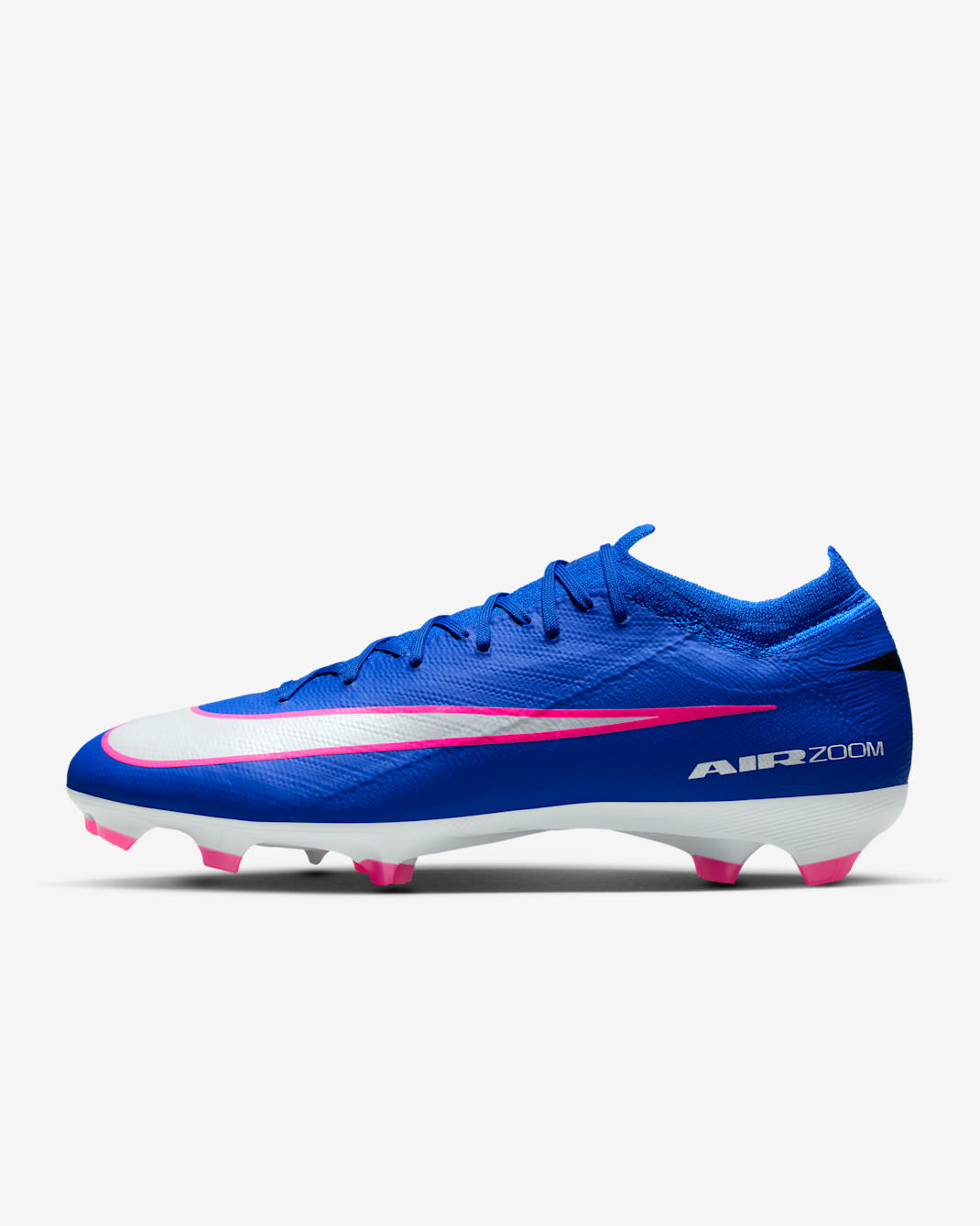 Tacos de fútbol para terreno firme de corte low Nike Mercurial Vapor 16 Pro - Azul carrera/Blanco