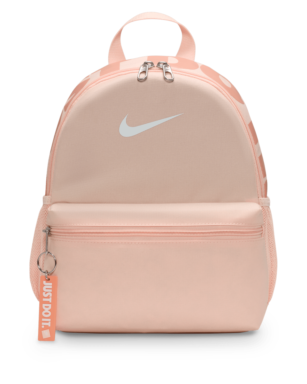 Nike Brasilia JDI Kids' Mini Backpack (11L) - Washed Coral/Apricot Agate/Summit White