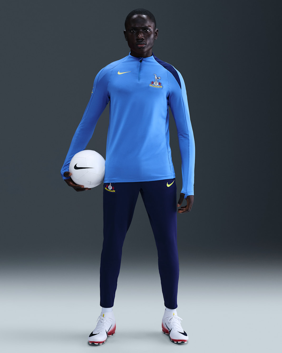 Tottenham Hotspur Strike Third Men's Nike Dri-FIT Total 90 Football Knit Pants - Blue Void/Pacific Blue/Dynamic Yellow