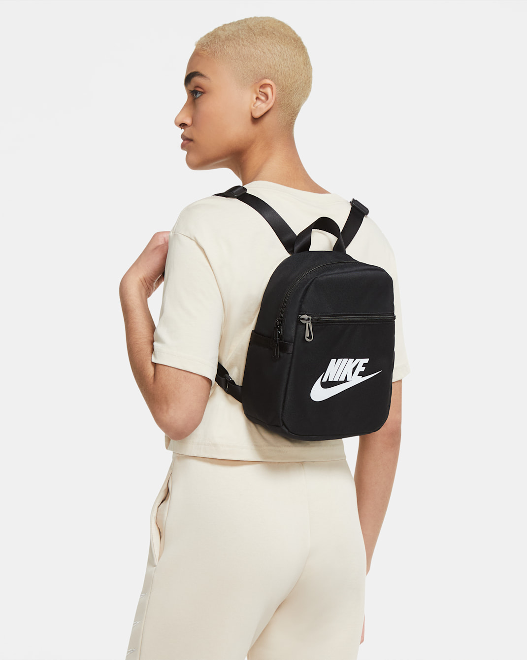 Nike Sportswear Futura 365 Women's Mini Backpack (6L) - Black/Black/White
