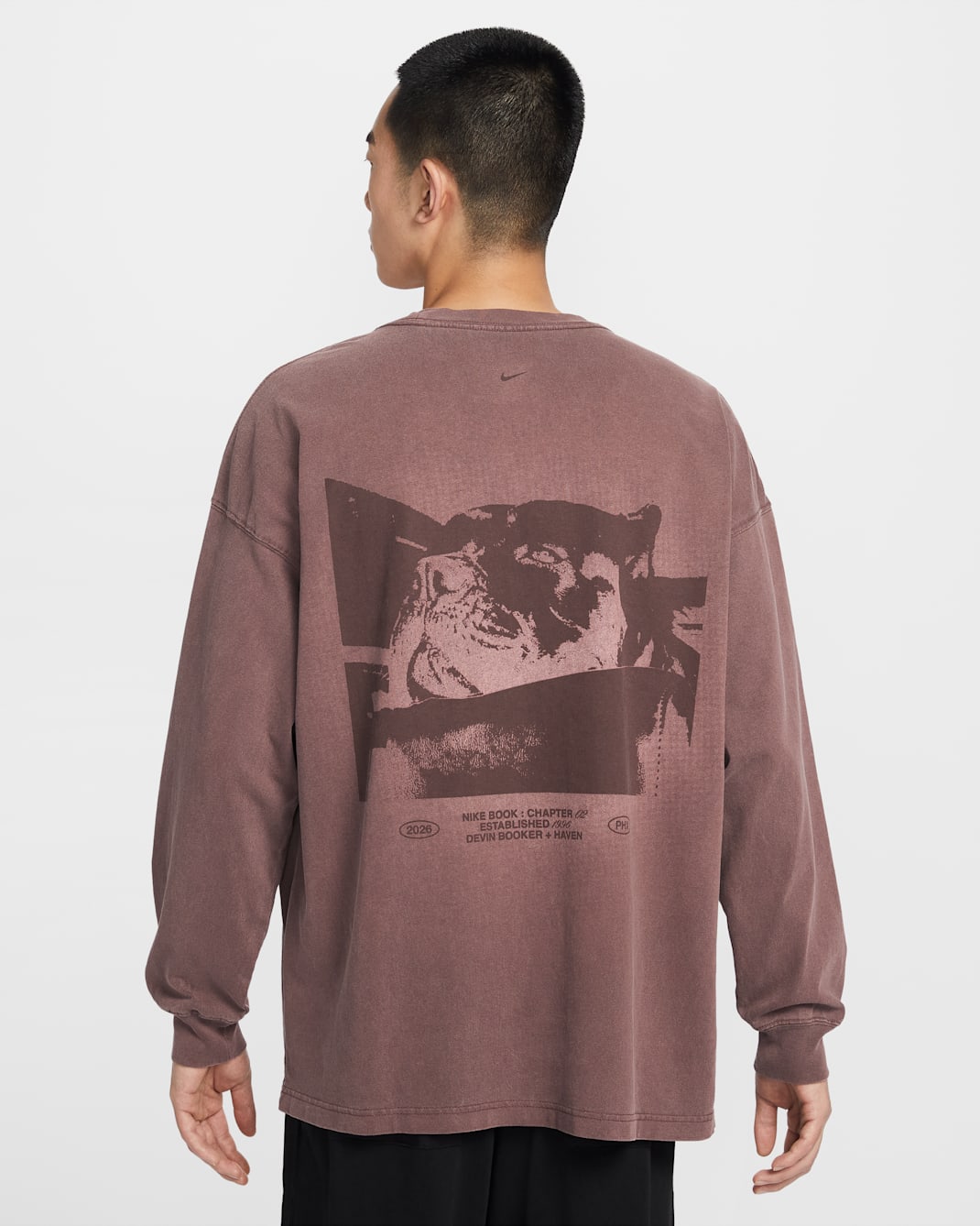 ブック ナイキ メンズ ロングスリーブ バスケットボール Tシャツ - タトゥー