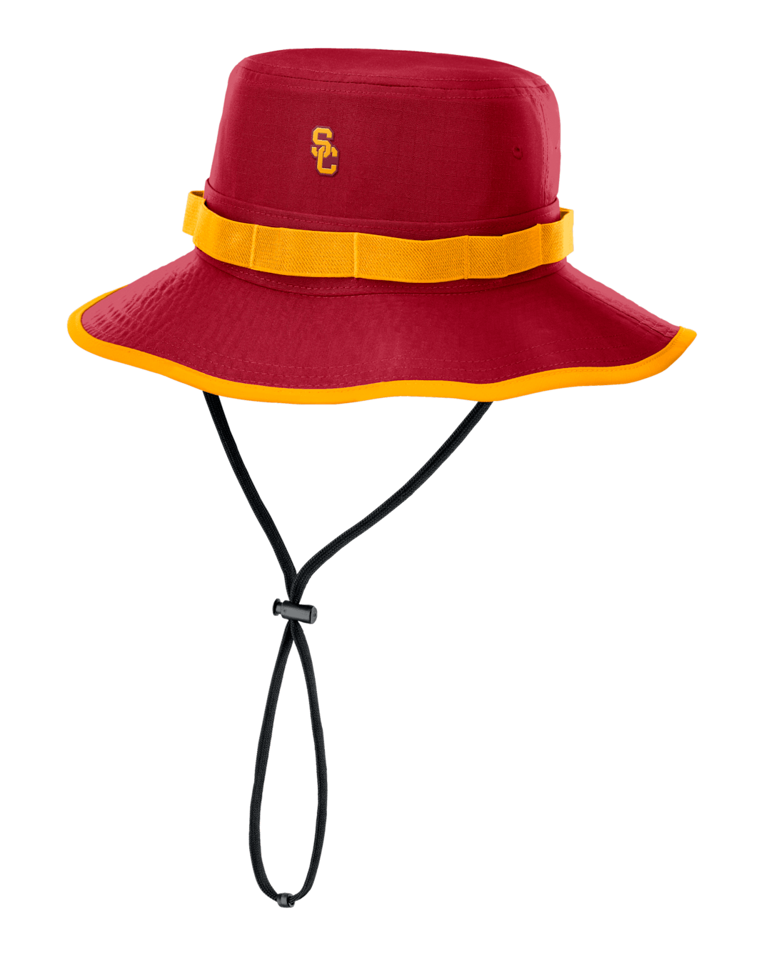 Gorro tipo pescador universitario Nike Dri-FIT para hombre USC Sideline Apex Gameday Boonie - Carmesí