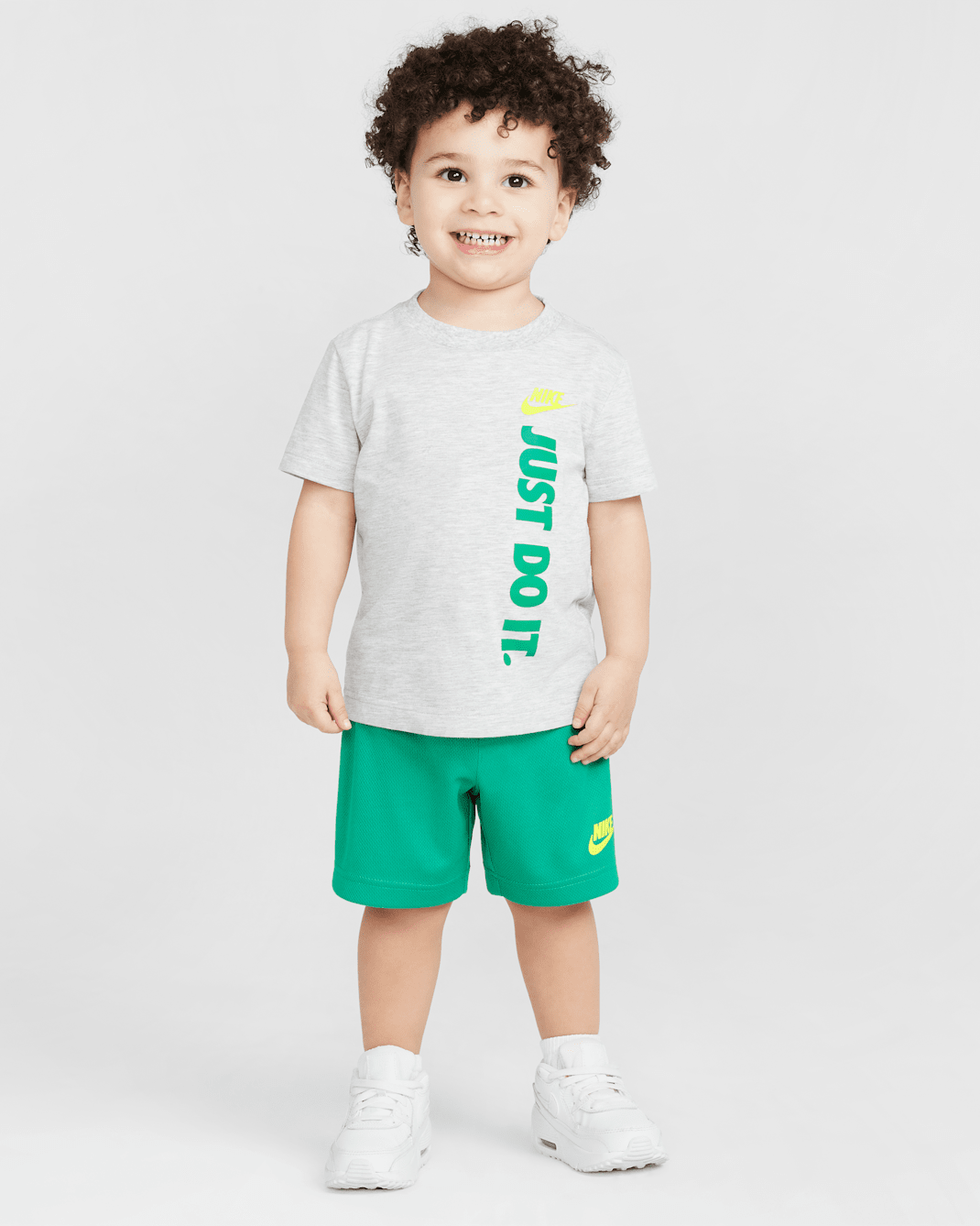 Nike Toddler Graphic T-Shirt and Shorts Set - Stadium Green
