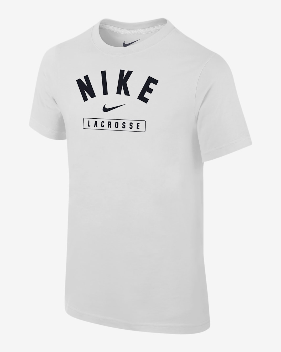 Playera para niño talla grande Nike Lacrosse - Blanco