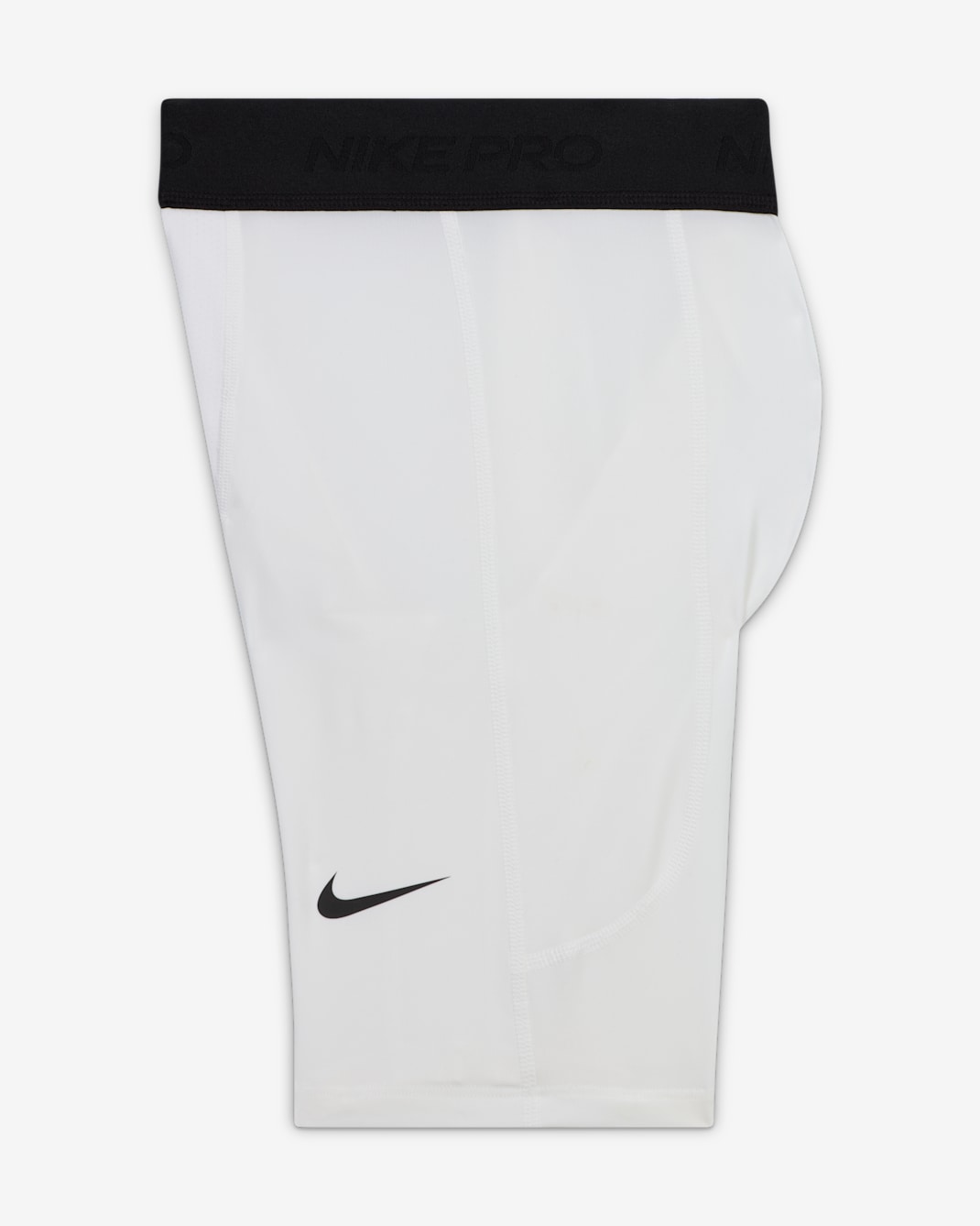 Nike Pro Big Kids' (Boys') Dri-FIT Shorts (Extended Size) - White/White/Black