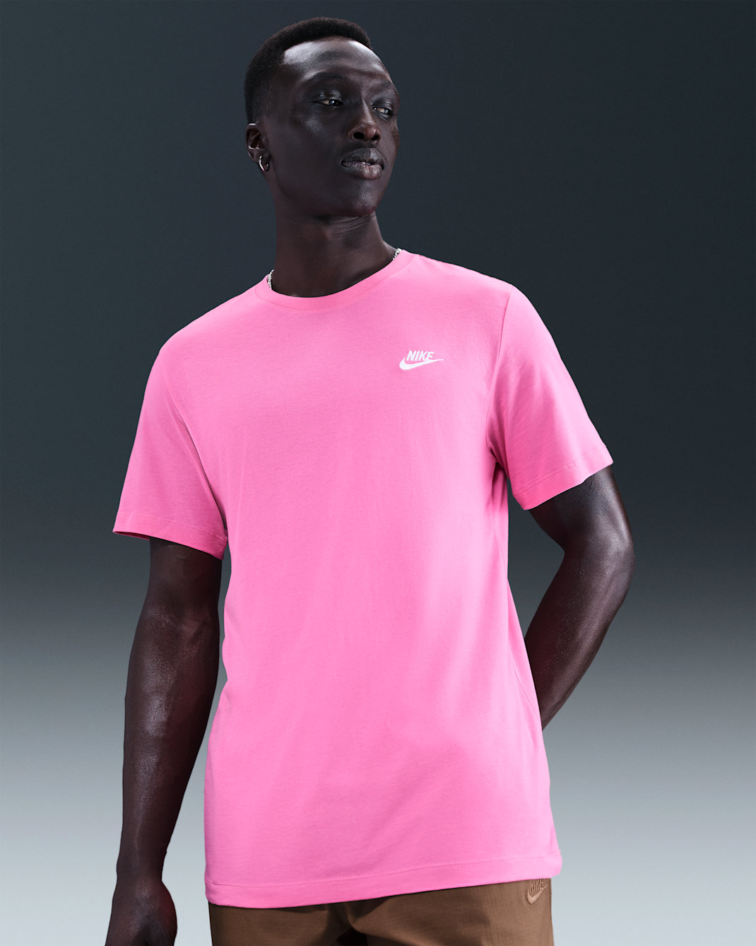 Pánské tričko Nike Sportswear Club - Playful Pink