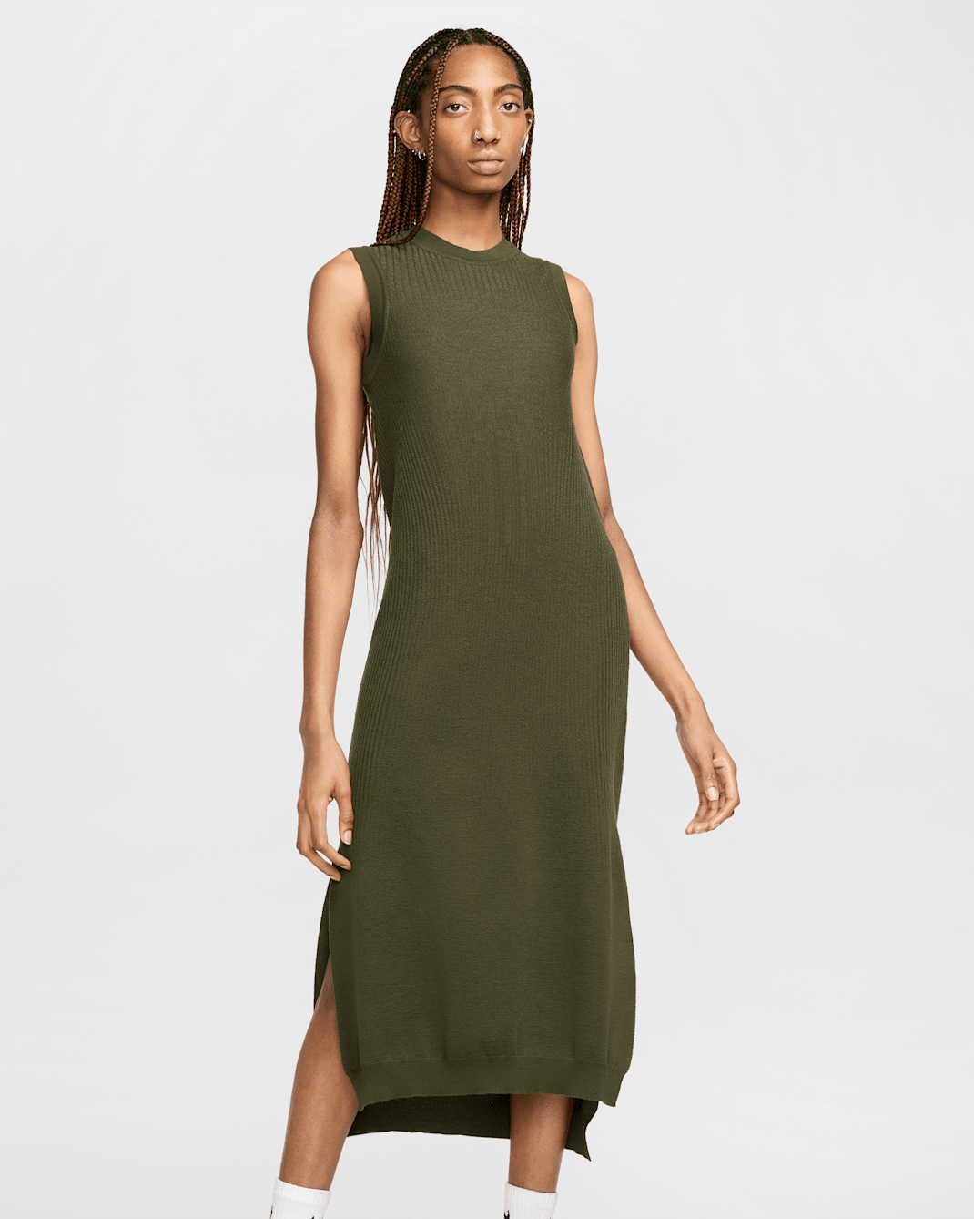 Nike Every Stitch Considered Vestido de tejido Knit - Mujer - Sequoia