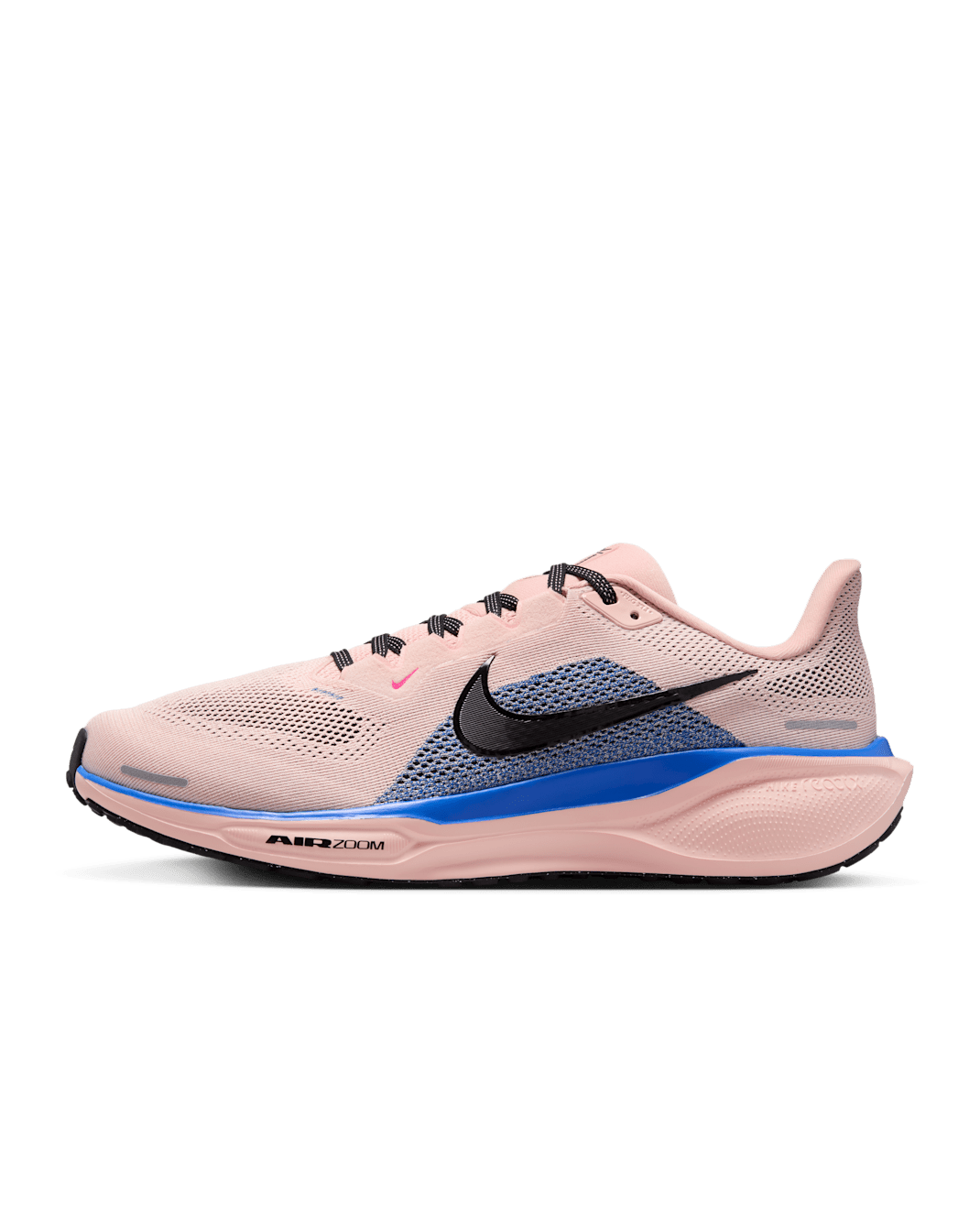 Nike Pegasus 41 Men's Road Running Shoes - Washed Coral/Racer Blue/Hyper Pink/Black
