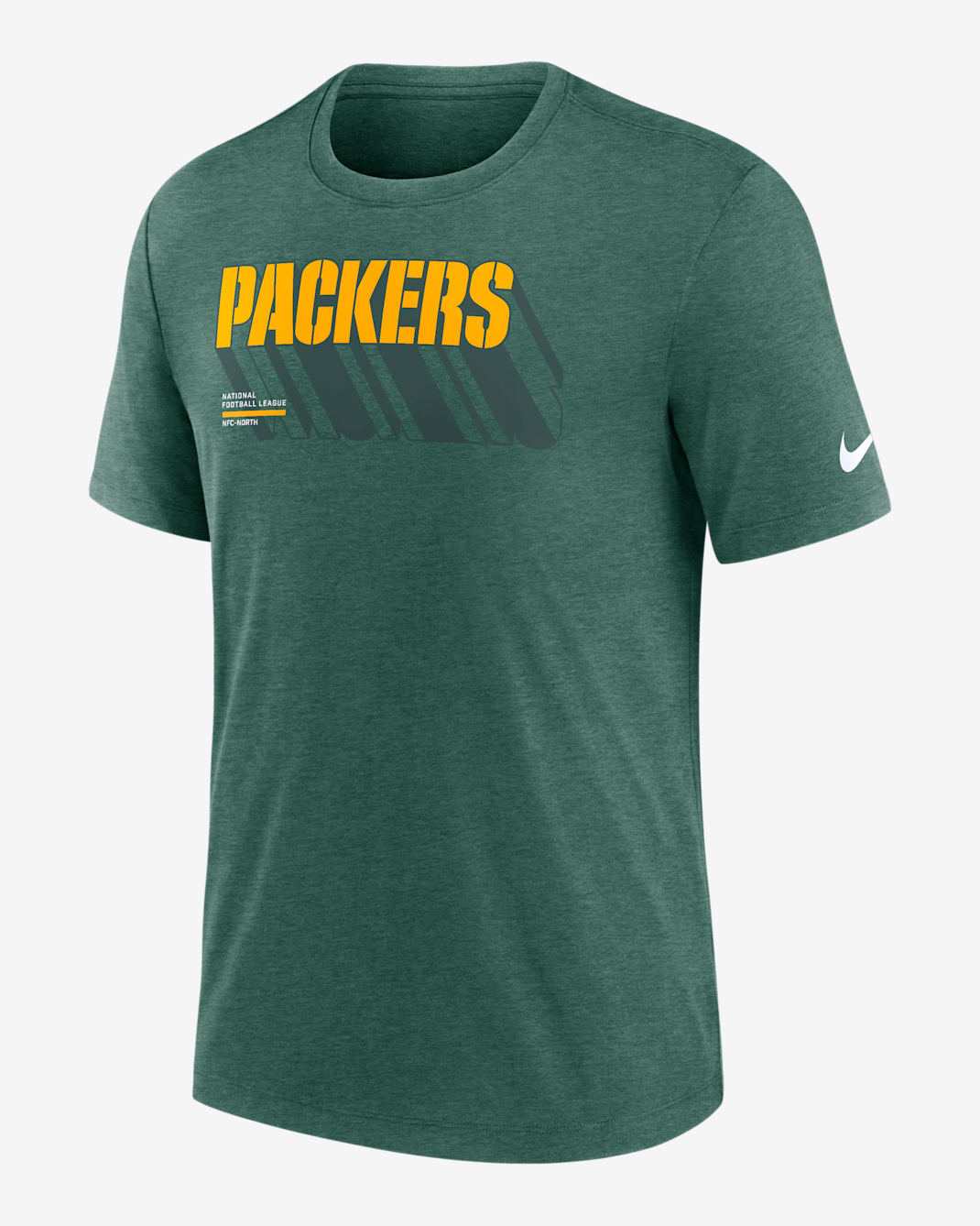 Green Bay Packers Long Pass Men's Nike NFL T-Shirt - Green Heather