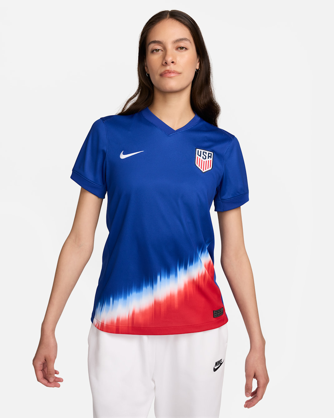 USMNT 2024 Stadium Away Women's Nike Dri-FIT Soccer Replica Jersey - Old Royal/White/White