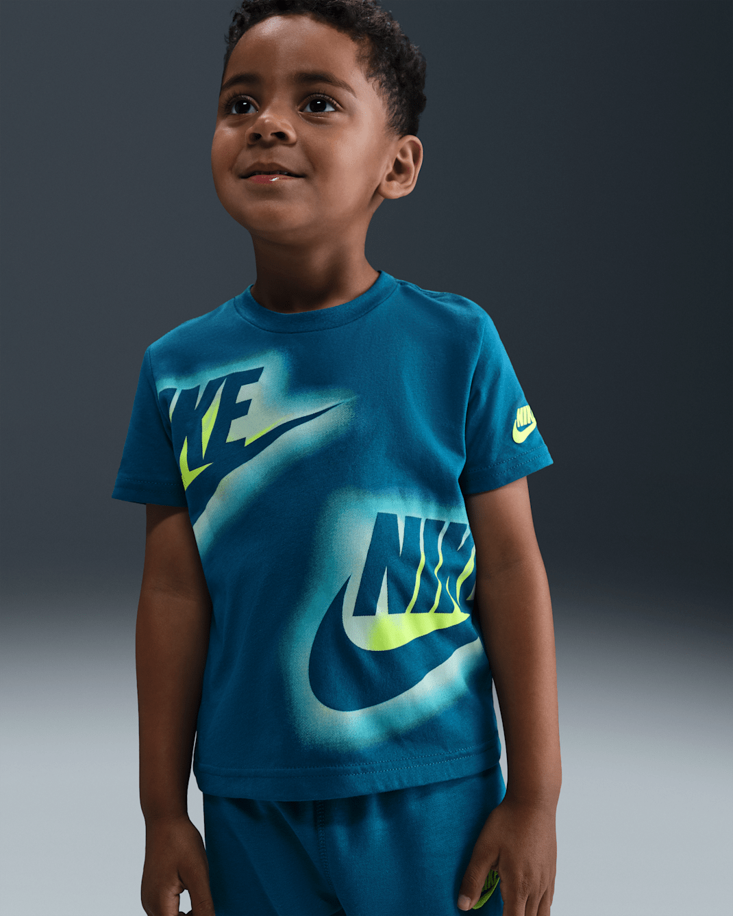 Nike Glow With Me Toddler T-Shirt - Green Abyss