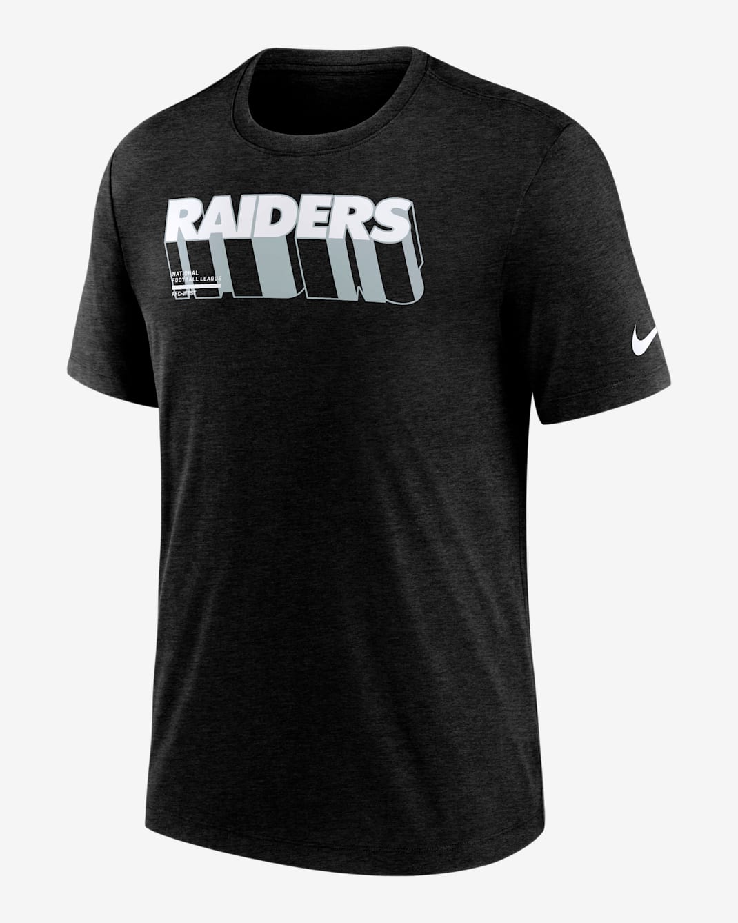 Las Vegas Raiders Long Pass Men's Nike NFL T-Shirt - Black