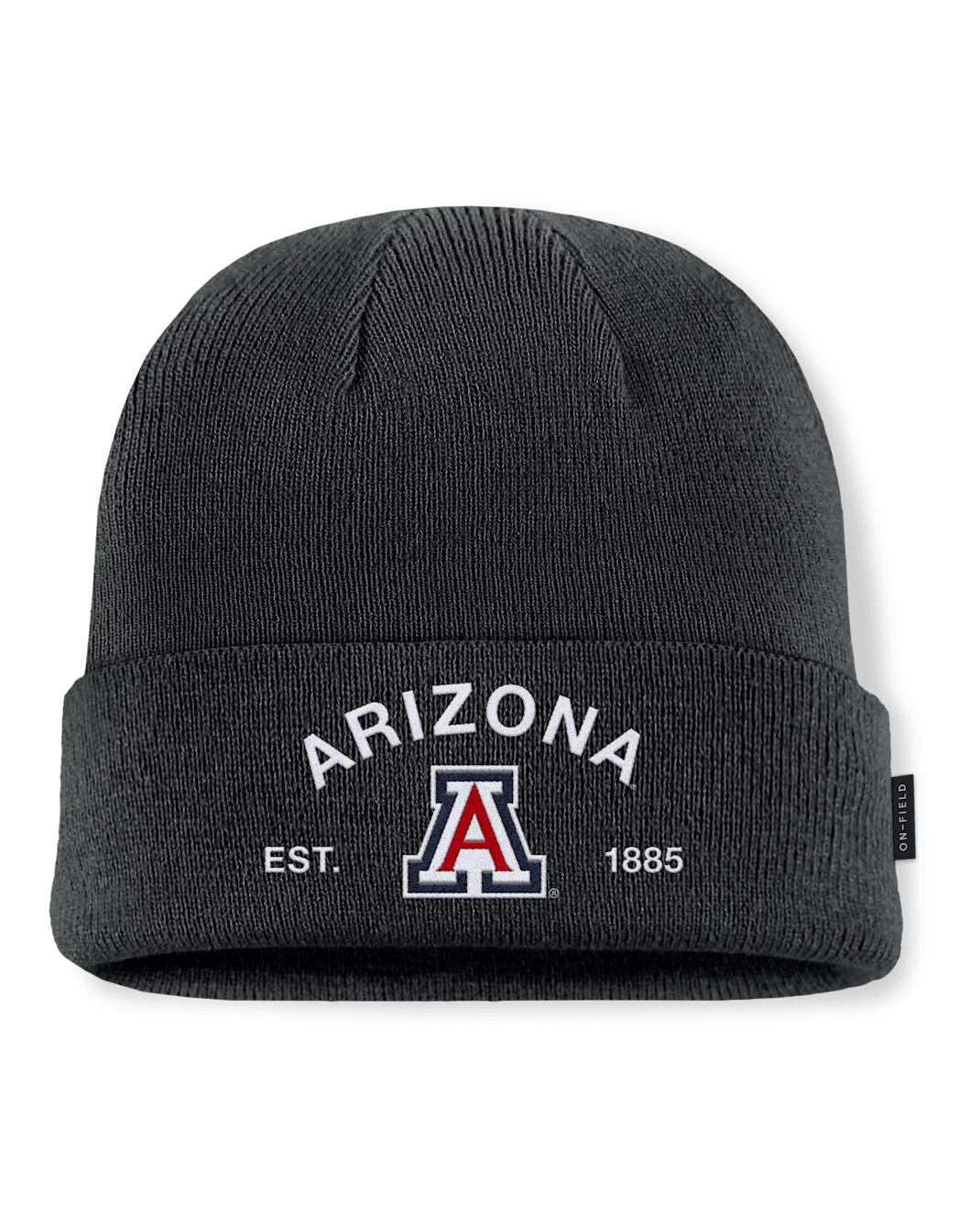 Gorro con dobladillo universitario Nike para hombre Arizona 2025 Military Appreciation - Negro
