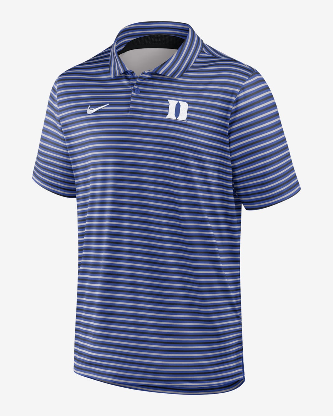 Duke Tour Stripe Men's Nike Dri-FIT College Polo - Royal