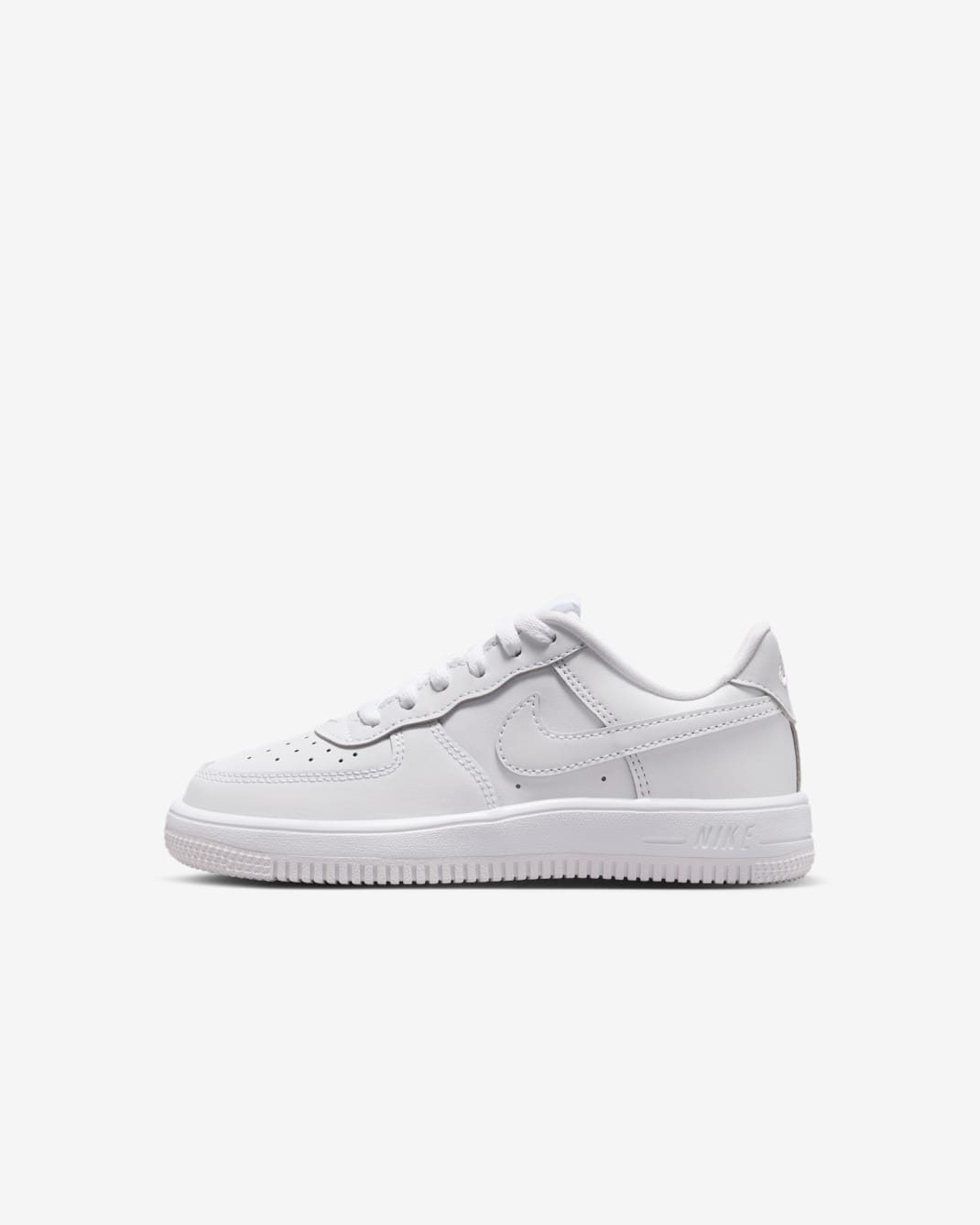 Tenis para niños de preescolar Nike Force 1 Low - Blanco/Blanco/Blanco/Blanco