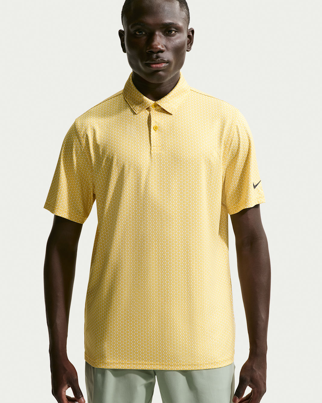Nike Velocity Men's Dri-FIT Golf Polo - Saffron Quartz/Saffron Quartz/Black
