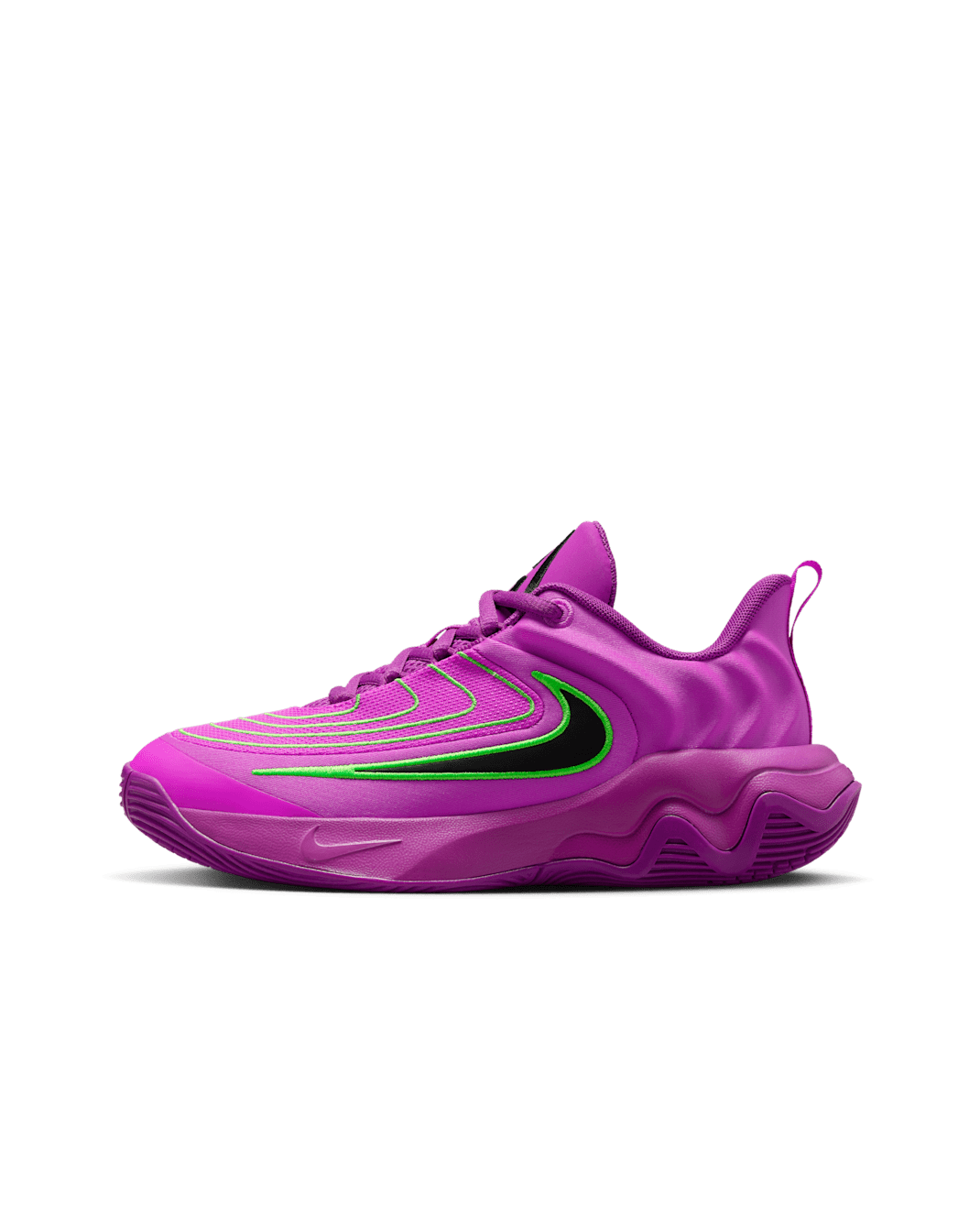 Giannis Immortality 4 Older Kids' Basketball Shoes - Bold Berry/Green Strike/Hyper Violet/Black