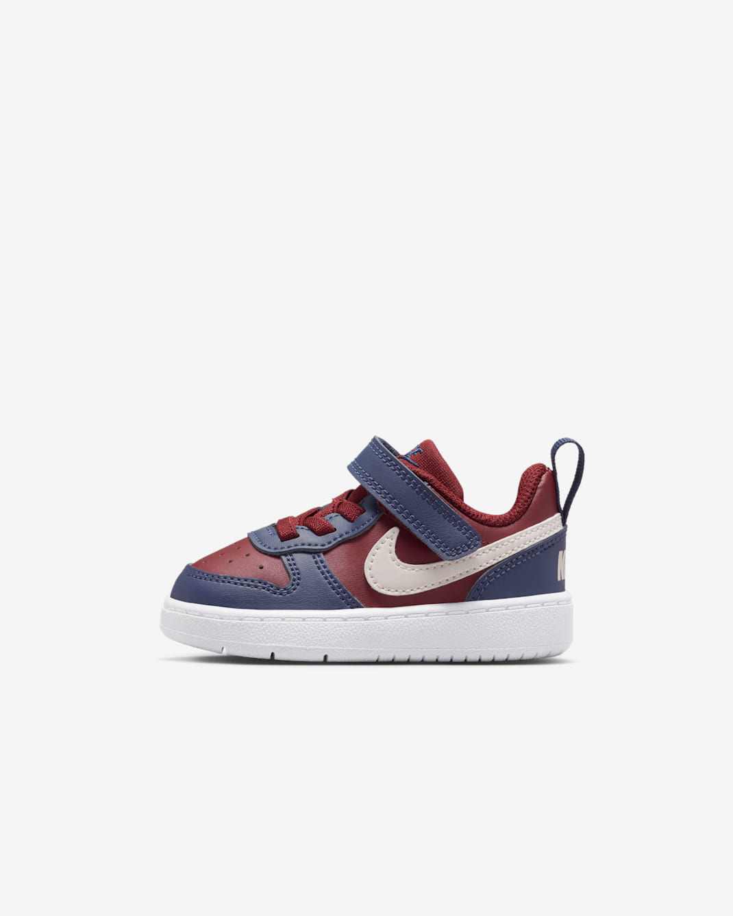 Nike Court Borough Low Recraft Baby/Toddler Shoes - Dark Team Red/Midnight Navy/White/Soft Pearl