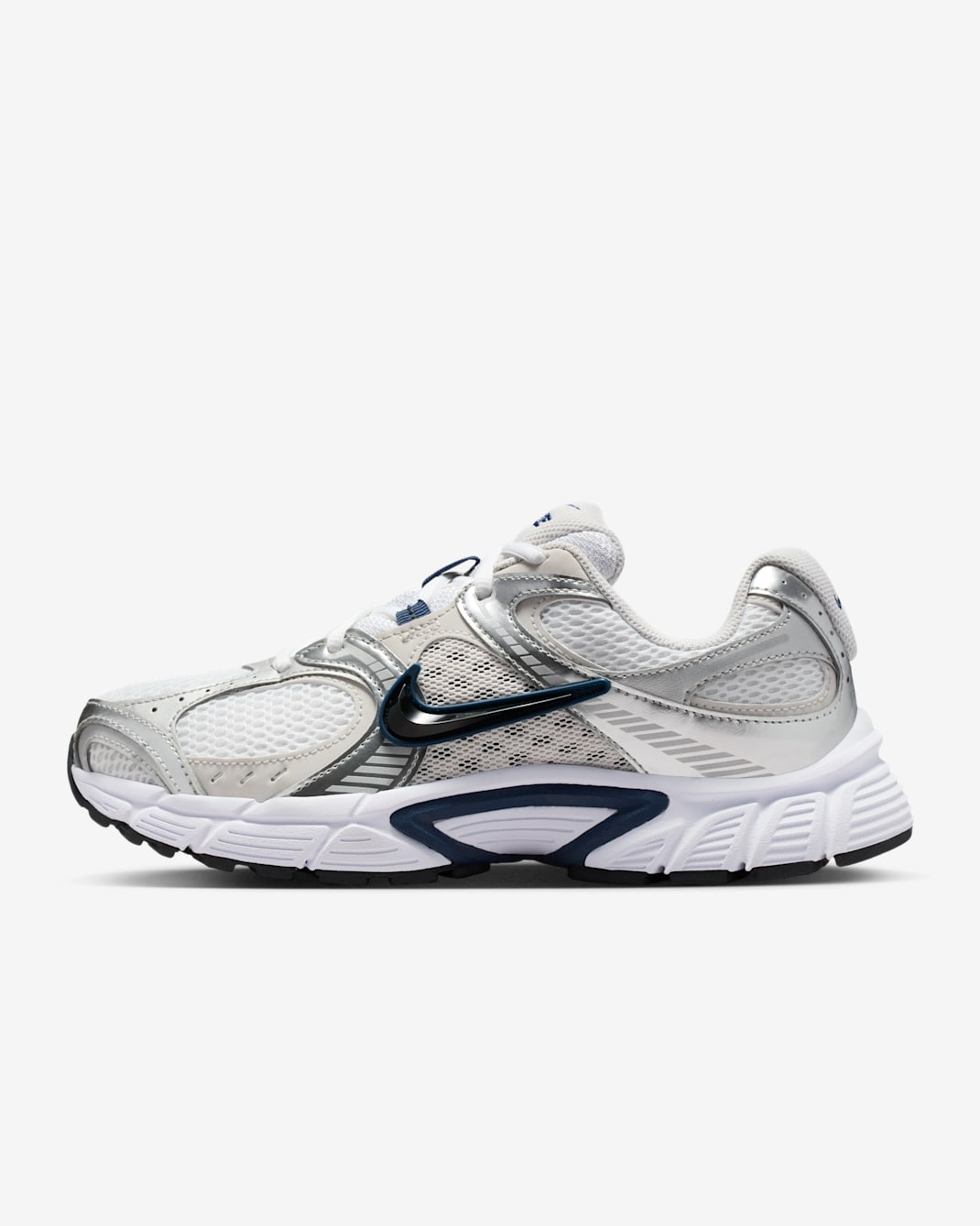 Nike V5 RNR Women's Shoes with Reflective Accents - Metallic Silver/Midnight Navy/Vast Grey/Black