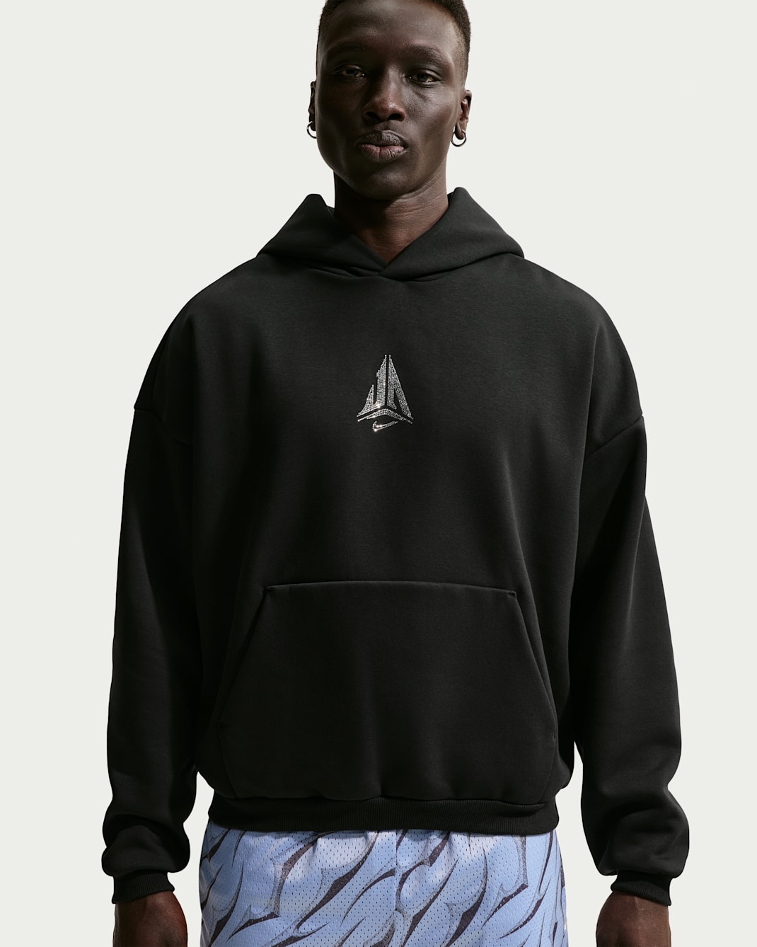 Ja Men's Nike Therma-FIT Pullover Basketball Hoodie - Black