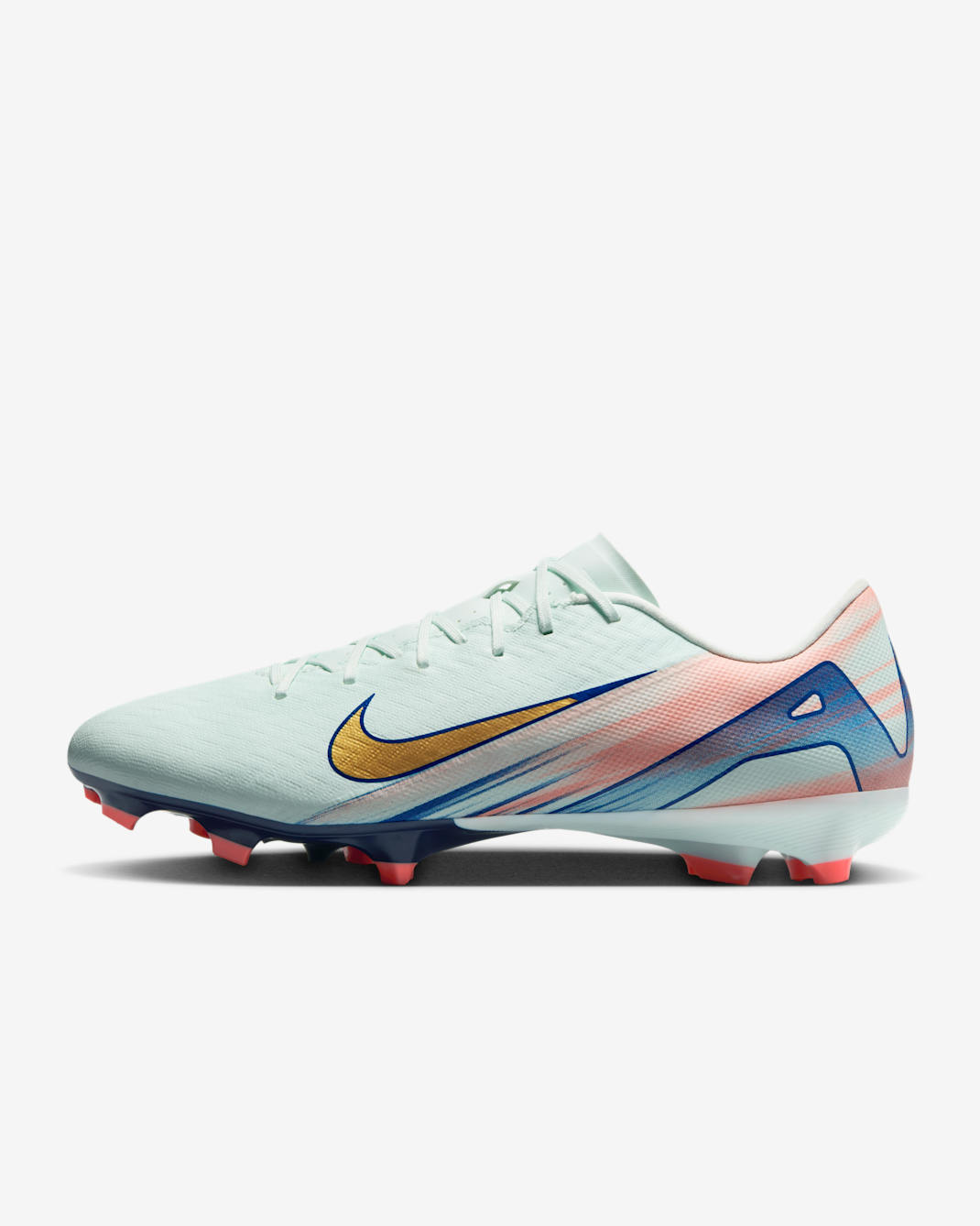 Nike Vapor 16 Academy Mercurial Dream Speed MG Low-Top Football Boot - Barely Green/Crimson Pulse/Metallic Gold Coin