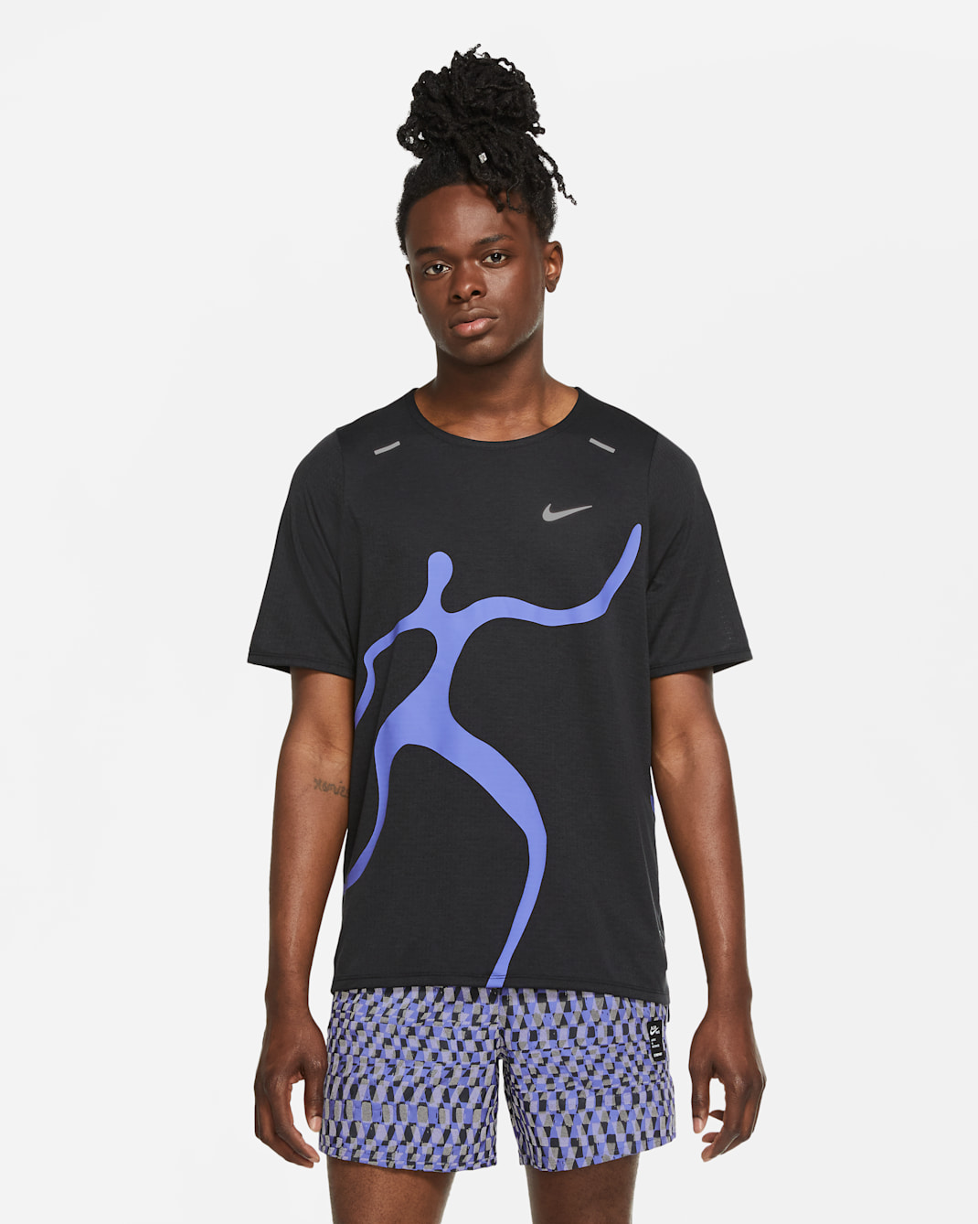 Nike Rise 365 A.I.R. Chaz Bear Men's Running Top - Black