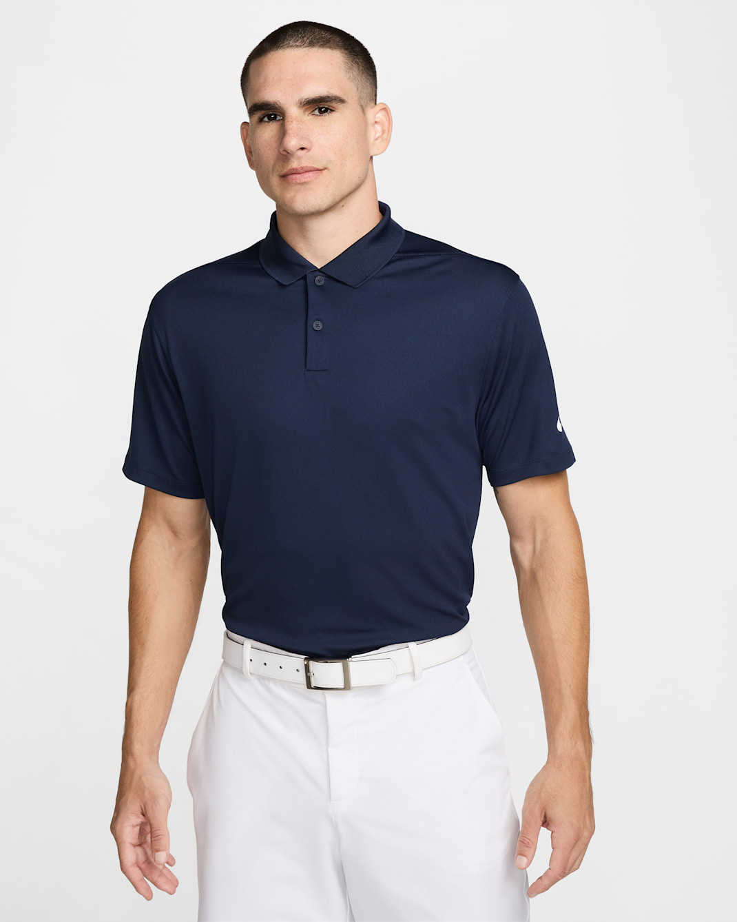 Nike Dri-FIT Victory Men's Golf Polo - Obsidian/White