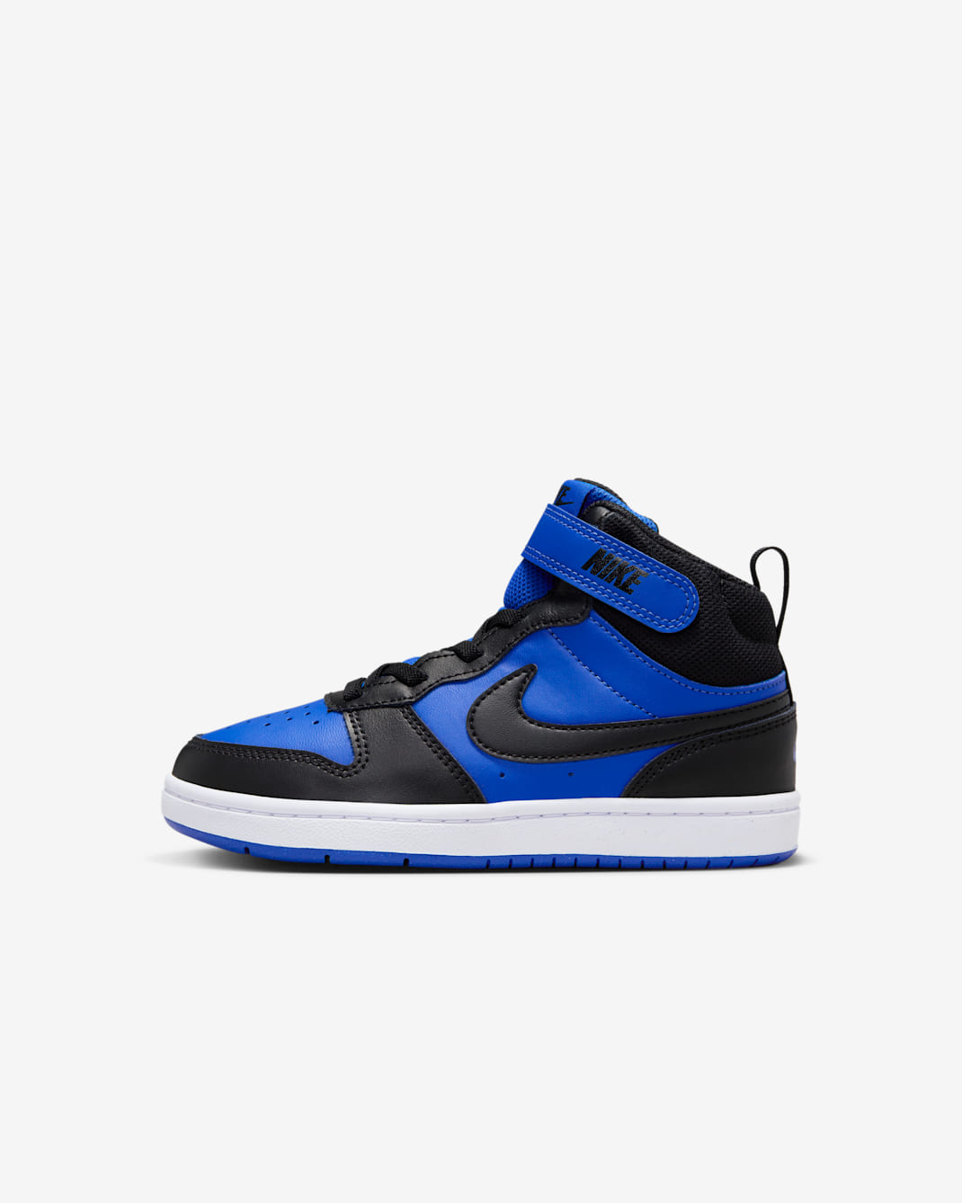 Nike Court Borough Mid 2 Little Kids' Shoes - Game Royal/White/Black
