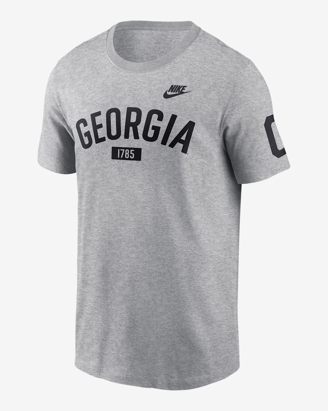 Georgia Legacy Arch 2-Hit Men's Nike College T-Shirt - Grey