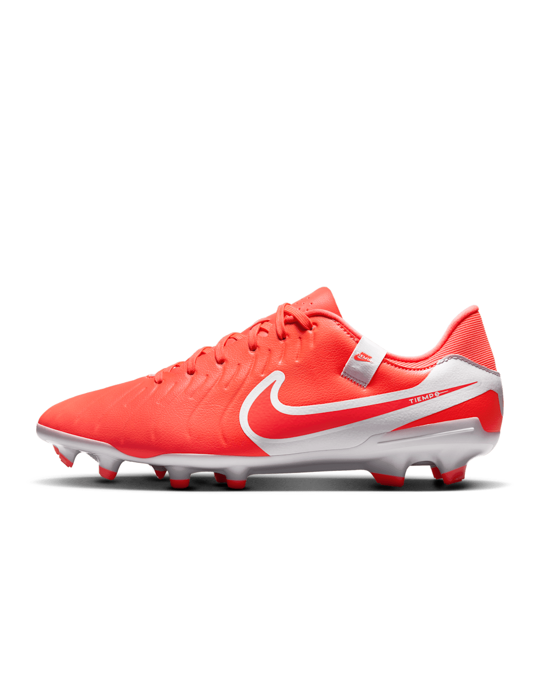 Nike Tiempo Legend 10 Academy Multi-Ground Low-Top Football Boot - Hot Lava/White